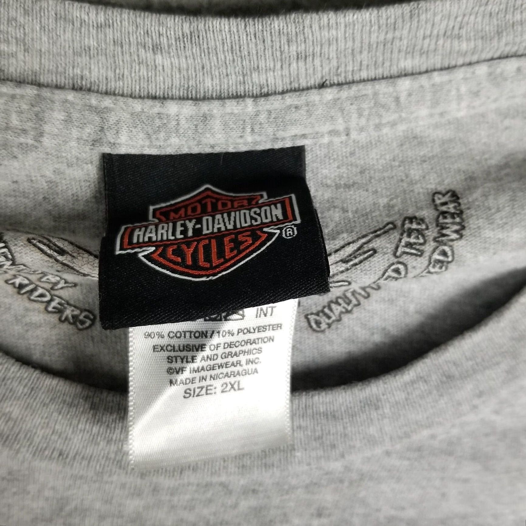 Harley Davidson Harley-Davidson Long Sleeve Shirt XXL Men Gray Motorcycle Biker USA Fall Spring Summer Size US XXL / EU 58 / 5 - 4 Thumbnail