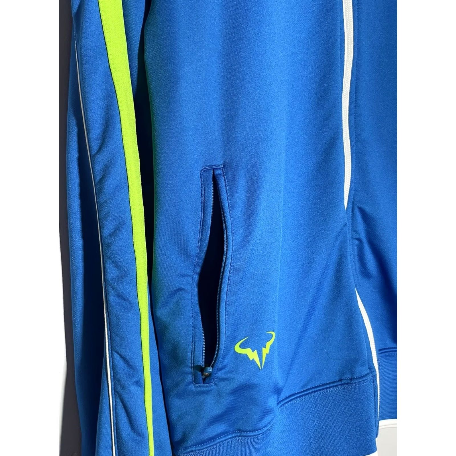 Nike Nike Rafael Nadal 2012 Australian Open Track Jacket - Men’s Blue, Long Sleeve, 1/2 Zip, 1/4 Zip, All Seasons, Polyester, S Size US S / EU 44-46 / 1 - 6 Thumbnail