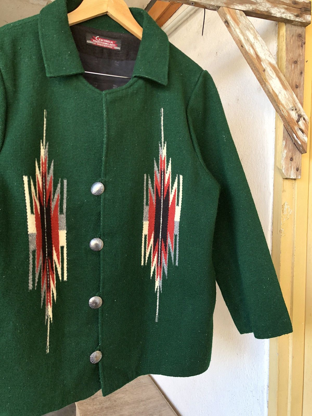 Vintage Rare Vintage Centinela Chimayo Hand Woven New Maxico Jacket Size US M / EU 48-50 / 2 - 3 Thumbnail