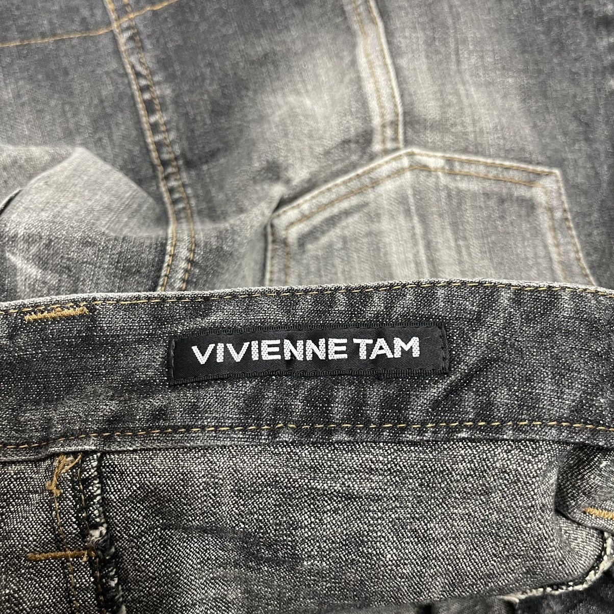 Vivienne Tam 2000s Vivienne Tam Dragon Logo Metal Miniskirt Size 25" / US 0 / IT 36 - 8 Thumbnail