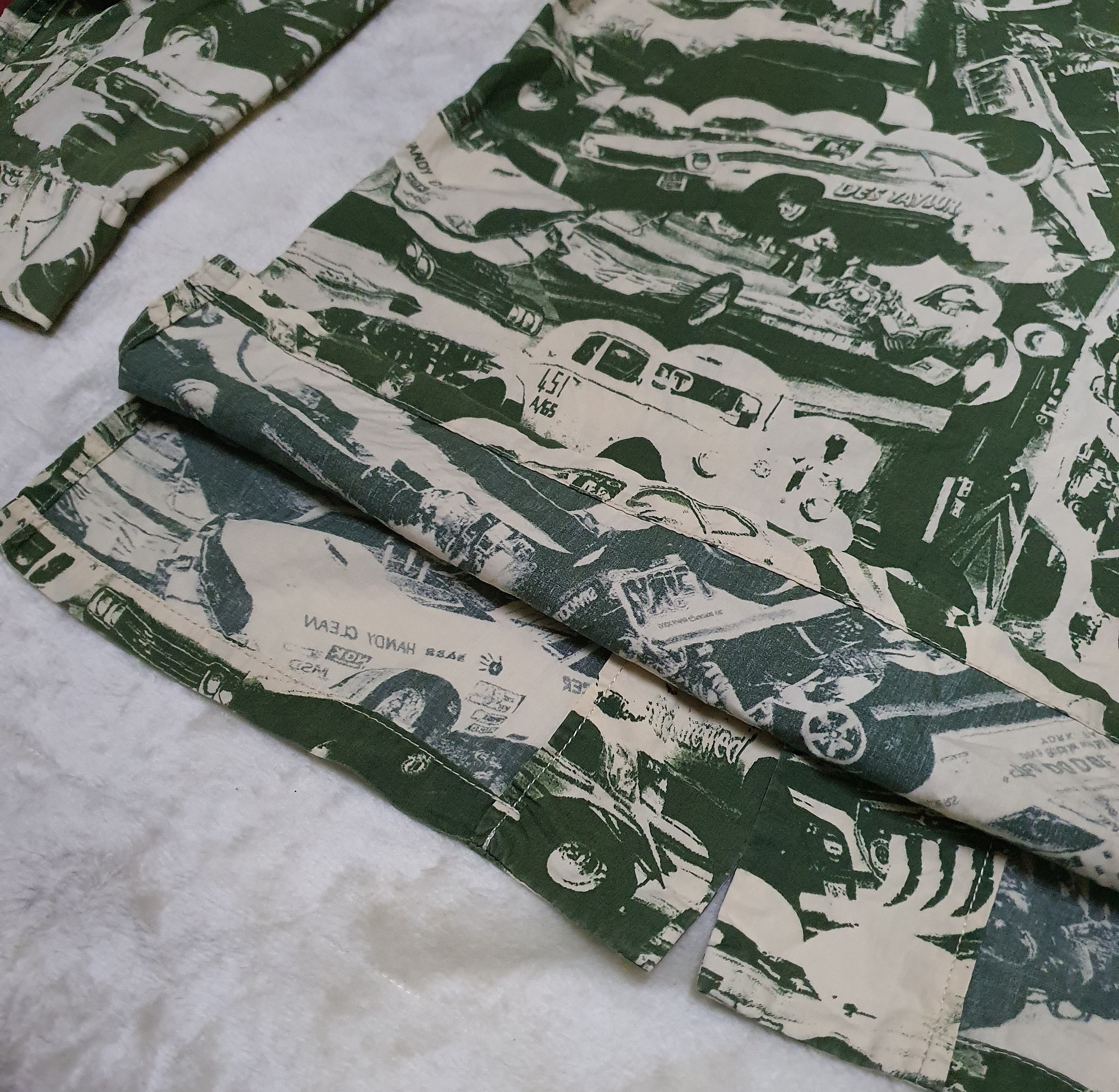 Hysteric Glamour Hysteric Glamour - Vintage race cars all over prints shirt Size US M / EU 48-50 / 2 - 15 Thumbnail