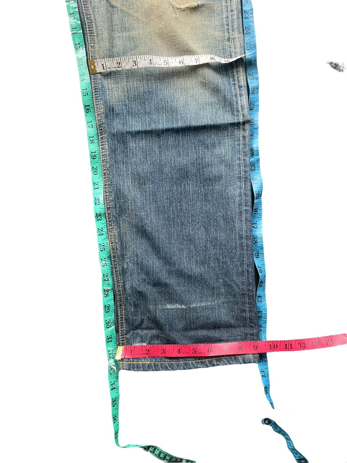 Edwin Vintage Edwin 505V Selvedge Aging Distressed Size US 36 / EU 52 - 21 Thumbnail