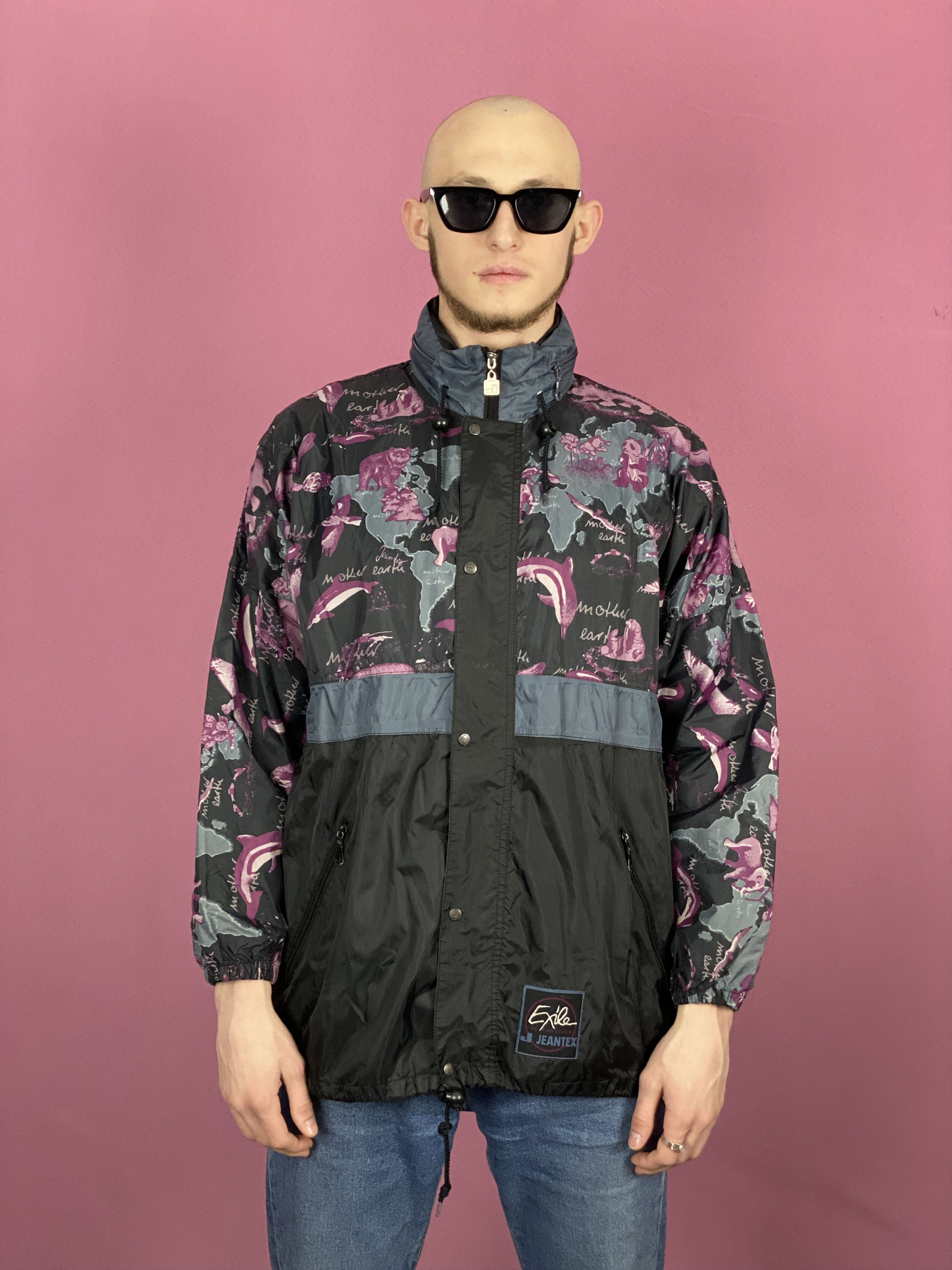 Vintage 90s Vintage Men's Windbreaker - Size L Rain Jacket Size US L / EU 52-54 / 3 - 1 Thumbnail