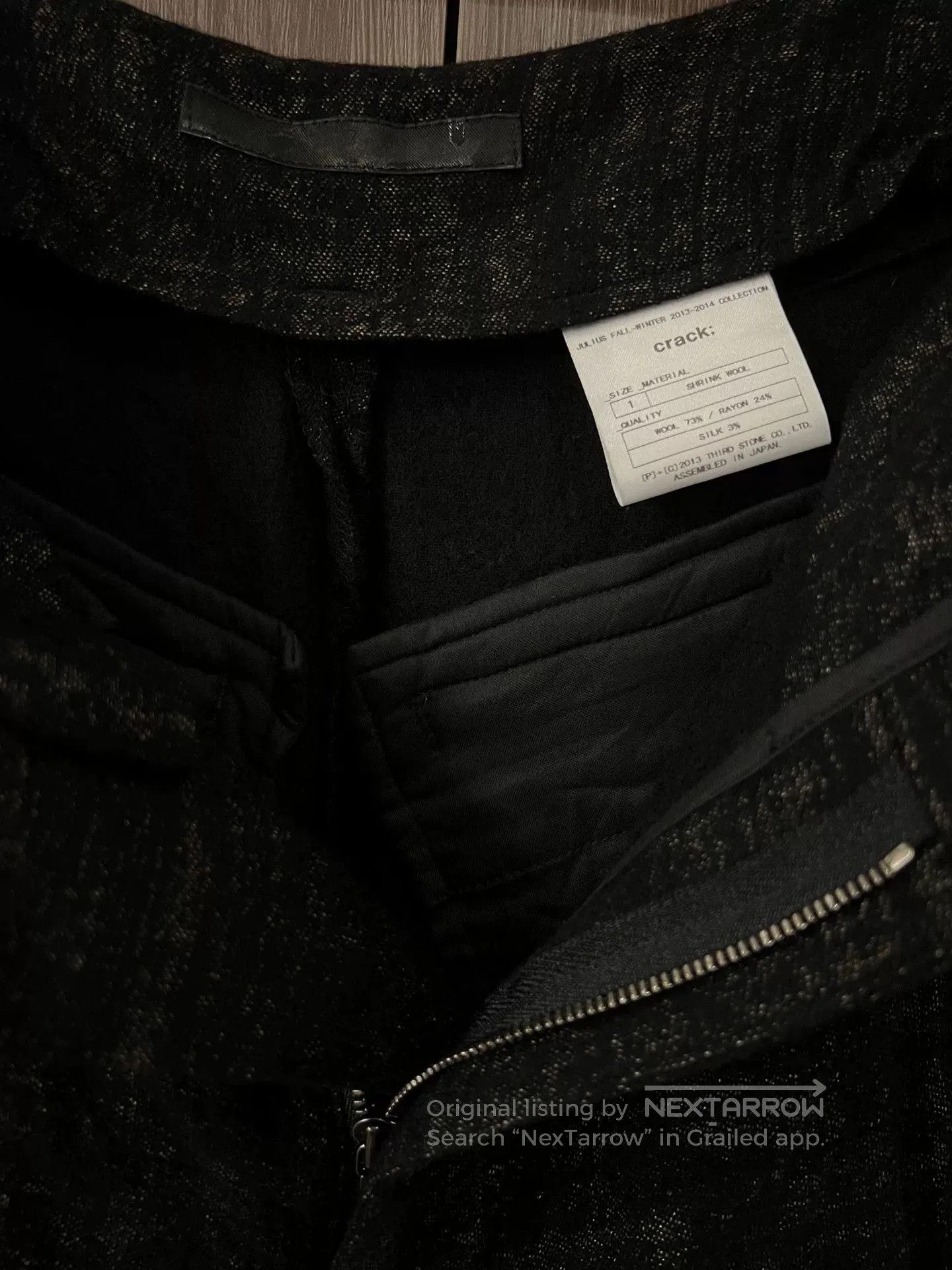 Julius Julius 7 Zipper Casual Long Pants. Size US 26 / EU 42 - 7 Thumbnail