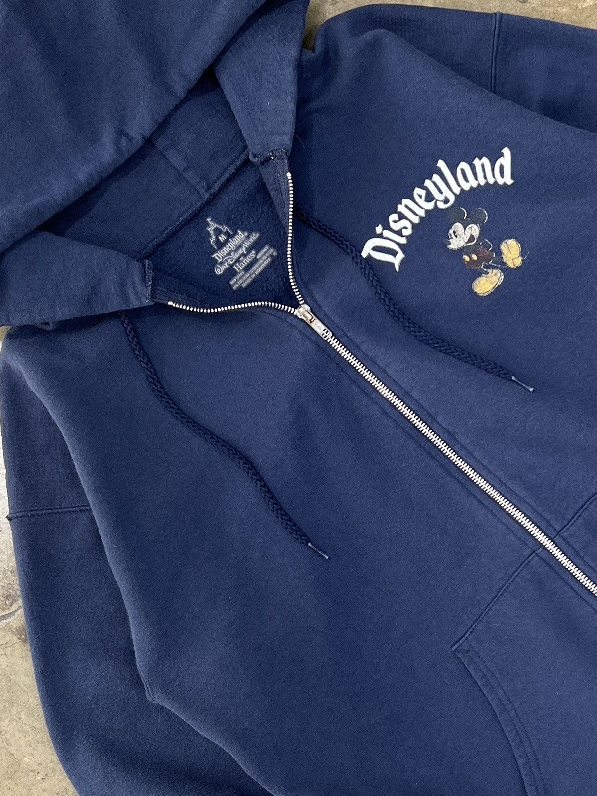 Disney Vintage Disneyland Mickey Mouse Full Zip Hoodie Medium Size US M / EU 48-50 / 2 - 4 Thumbnail