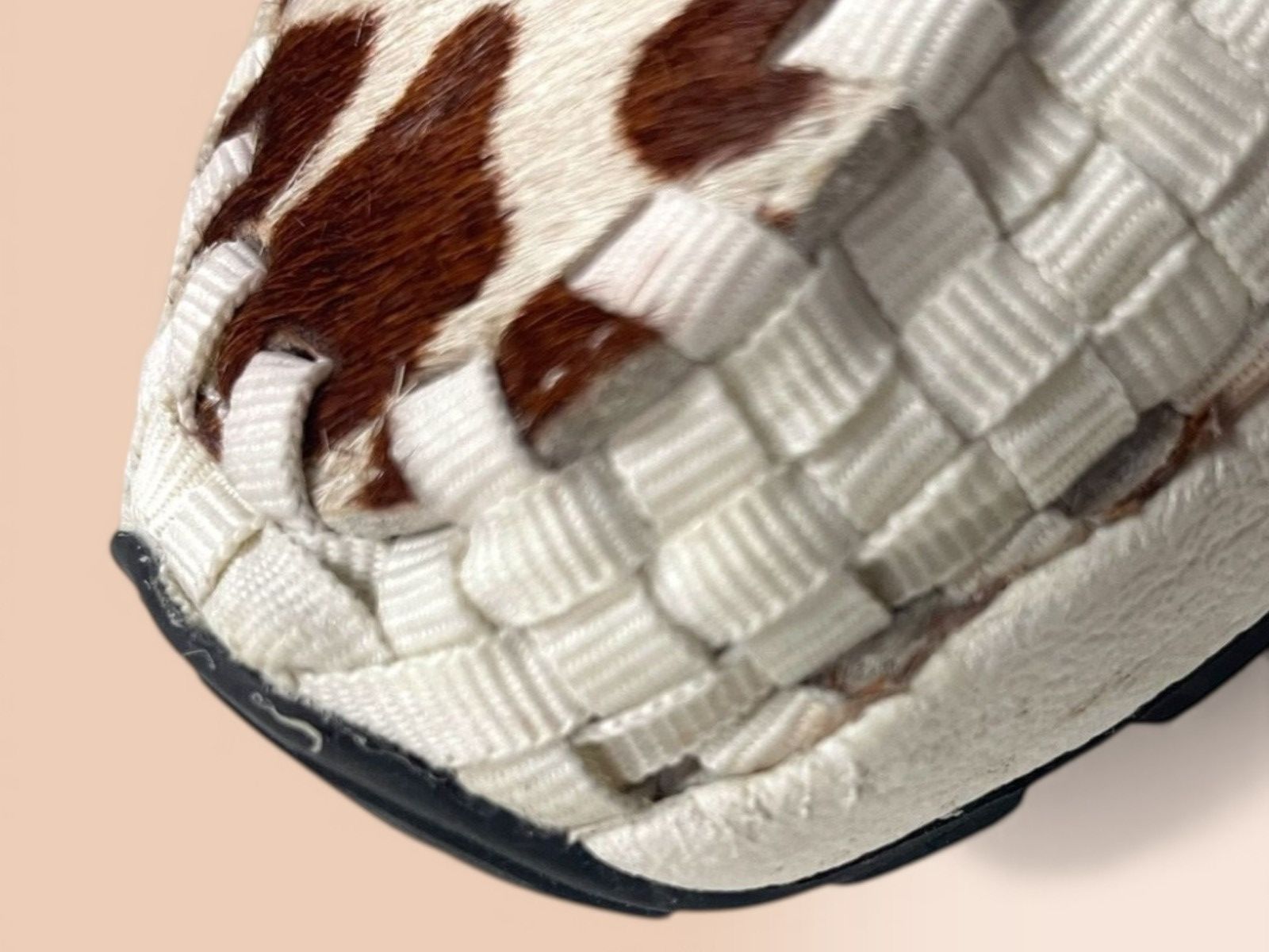 Nike Air Footscape Woven ”Natural and Brown“ & "Whit Cow Print" Size US 10 / EU 43 - 12 Thumbnail