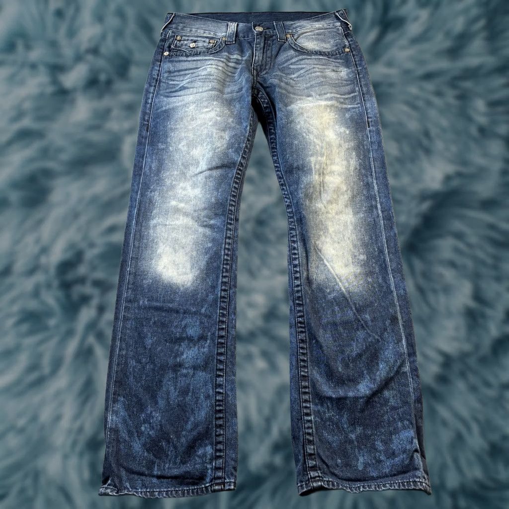True Religion True Religion Jeans Mens 33x33 T Flap Camo Denim Shirt? Size US 33 - 1 Thumbnail