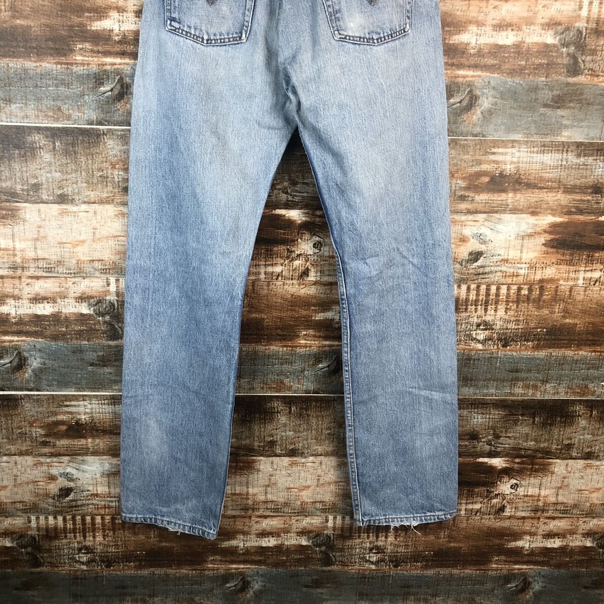 Levi's DLL Levis 501 Ripped distressed faded Blue Denim Pants #C002 Size US 30 / EU 46 - 15 Thumbnail