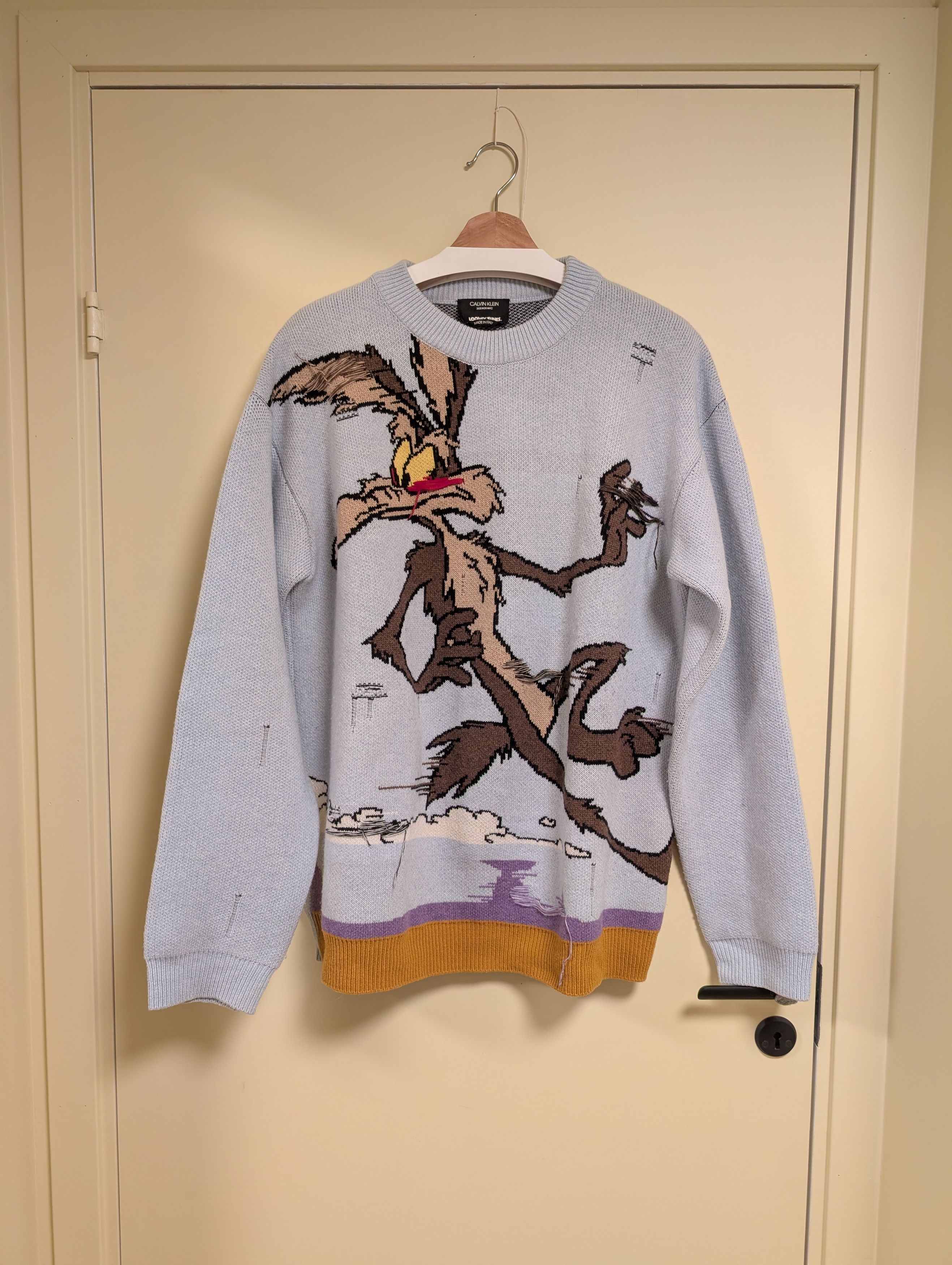 Calvin Klein 205W39NYC CK 205W39NYC by Raf Simons 18AW Looney Tunes Knitwear Size US S / EU 44-46 / 1 - 1 Thumbnail
