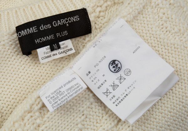 Comme des Garcons × Comme des Garcons Homme × Comme des Garcons Homme Plus RARE SS 2006 Rolling Stones Jacquard Chunky Knit Sweater Size US M / EU 48-50 / 2 - 10 Thumbnail