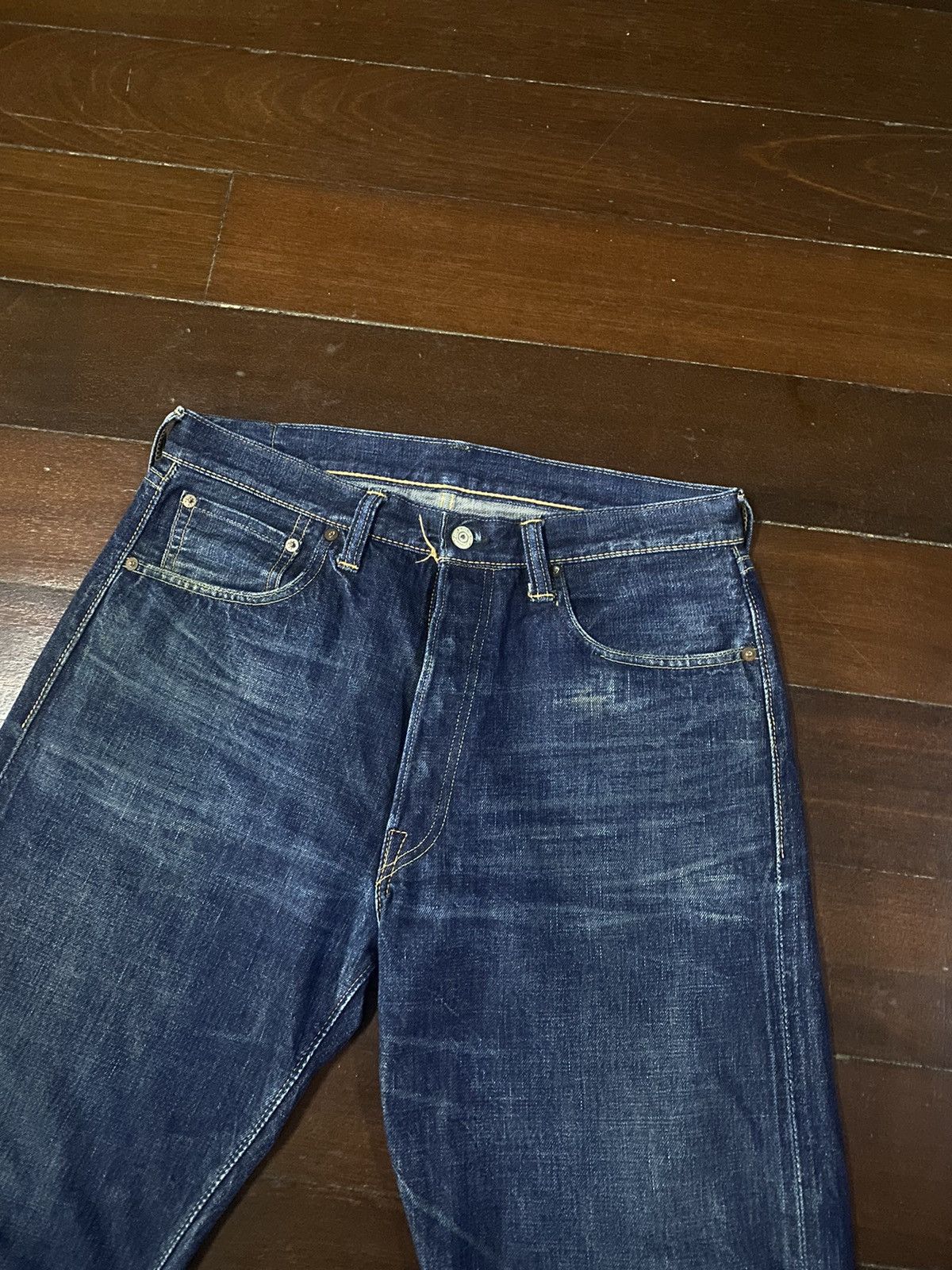 Warehouse Warehouse 1003XX Jeans Buffalo Patch Vintage Distressed B-1 Size US 34 / EU 50 - 14 Thumbnail