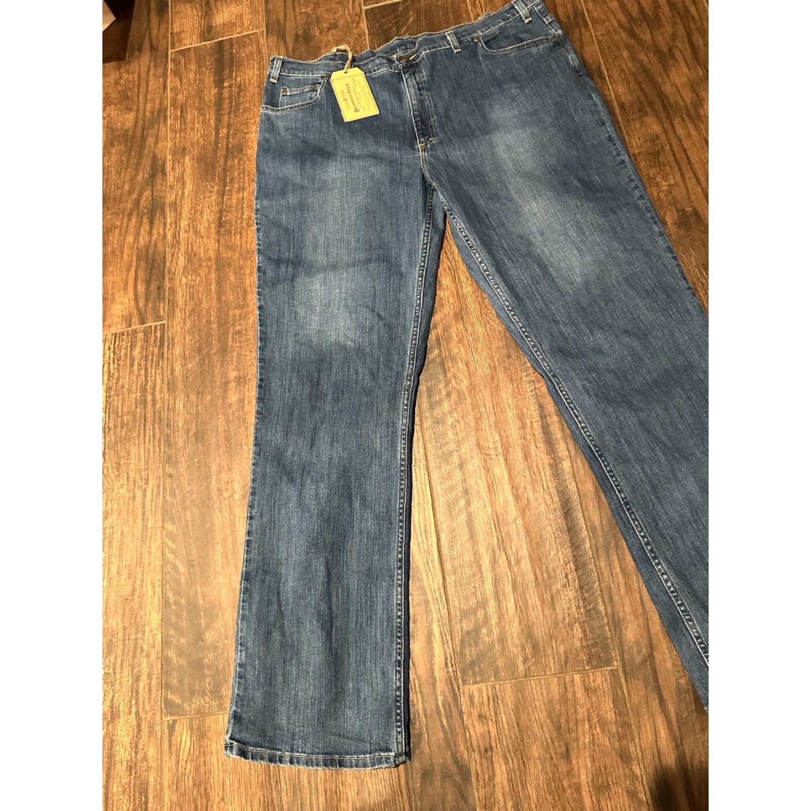 Bills Khakis Bills Khakis Men's 5 Pocket Standard Fit Blue Denim Jeans 42x34 5S32-SWD NWT Size US 42 / EU 58 - 3 Thumbnail