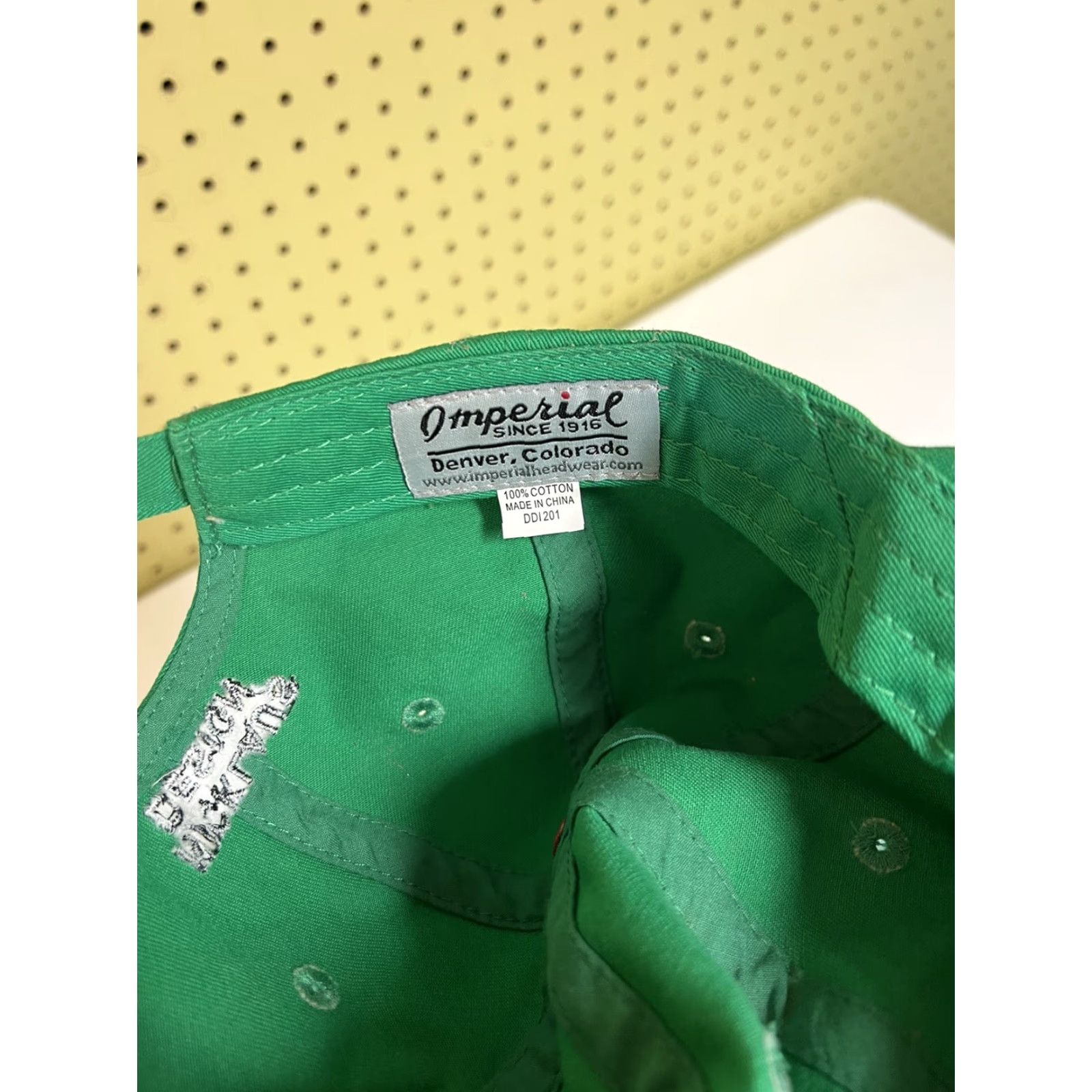 Imperial Nicklaus Design Green Golf Course Strap Back Baseball Hat Imperial Cotton Size ONE SIZE - 8 Thumbnail
