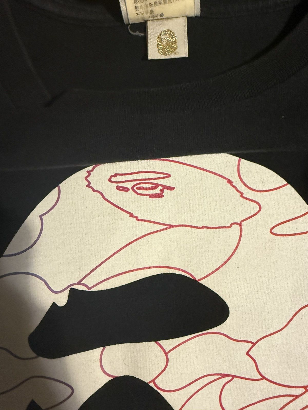 Bape Rare Bape Rainbow Big Logo tee Size US L / EU 52-54 / 3 - 5 Thumbnail