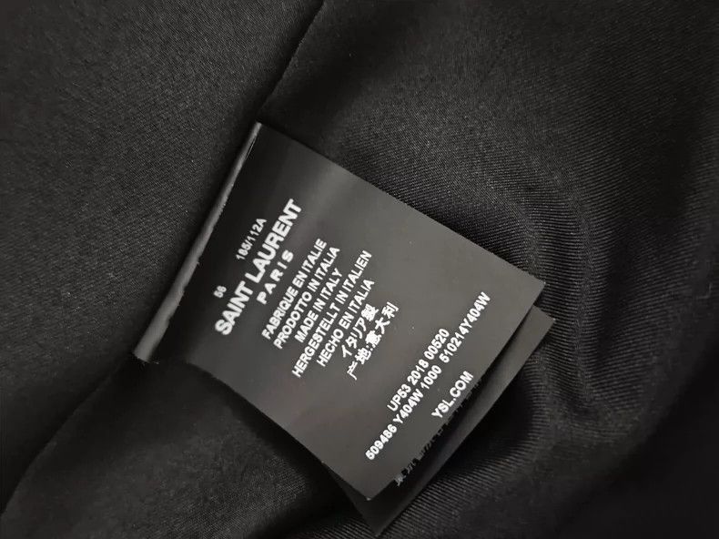 Saint Laurent Paris Saint Laurent Paris Saint Laurent Wool Single-breasted Jac Size US XXL / EU 58 / 5 - 5 Thumbnail