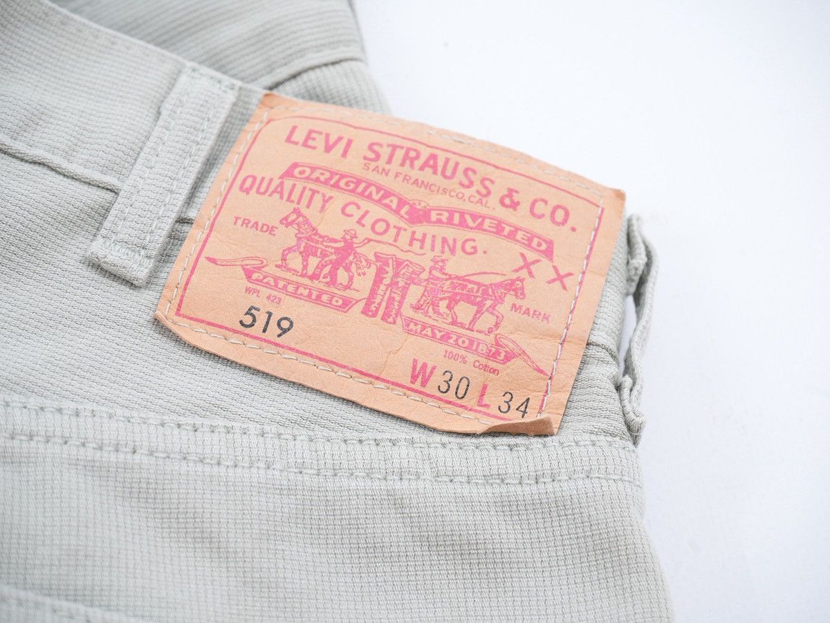 Levi's Vintage LVC Levi's 519 Big E Talon Pants Jeans W30 L34 Size US 32 / EU 48 - 6 Thumbnail