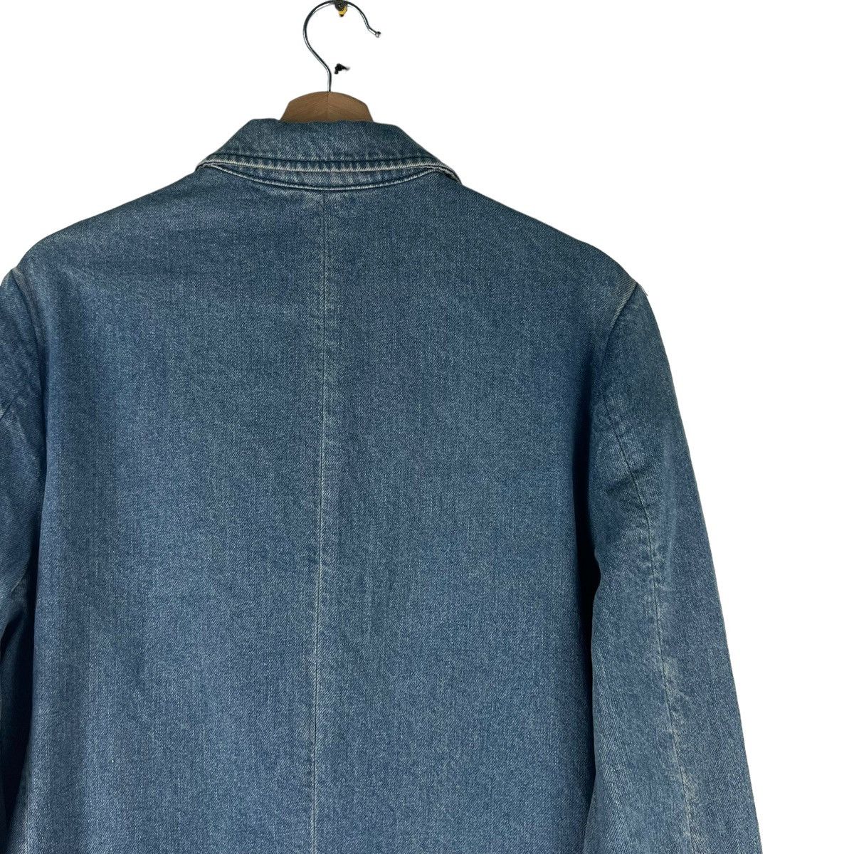 Japanese Brand 🔥Vintage Denim Double Breast Jacket Zaraman Issey Miyake Size US M / EU 48-50 / 2 - 7 Thumbnail