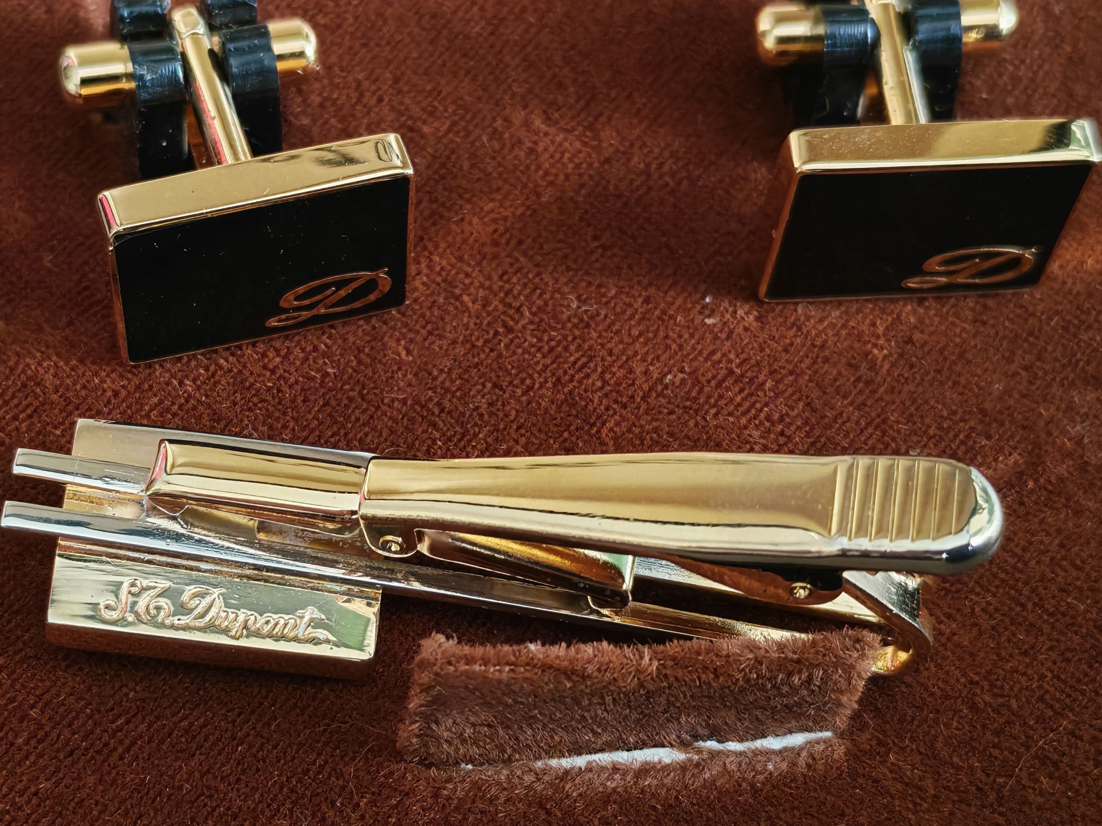 S.T. Dupont Vintage St. Dupont Set of Cufflinks and Tie clips Size ONE SIZE - 5 Thumbnail