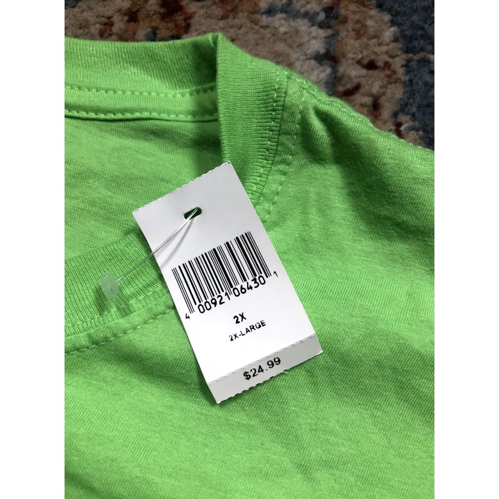 Disney VINTAGE Walt Disney World Shirt Mens 2XL Green Retro Logo Graphic Tee Disney Parks Size US XXL / EU 58 / 5 - 7 Thumbnail