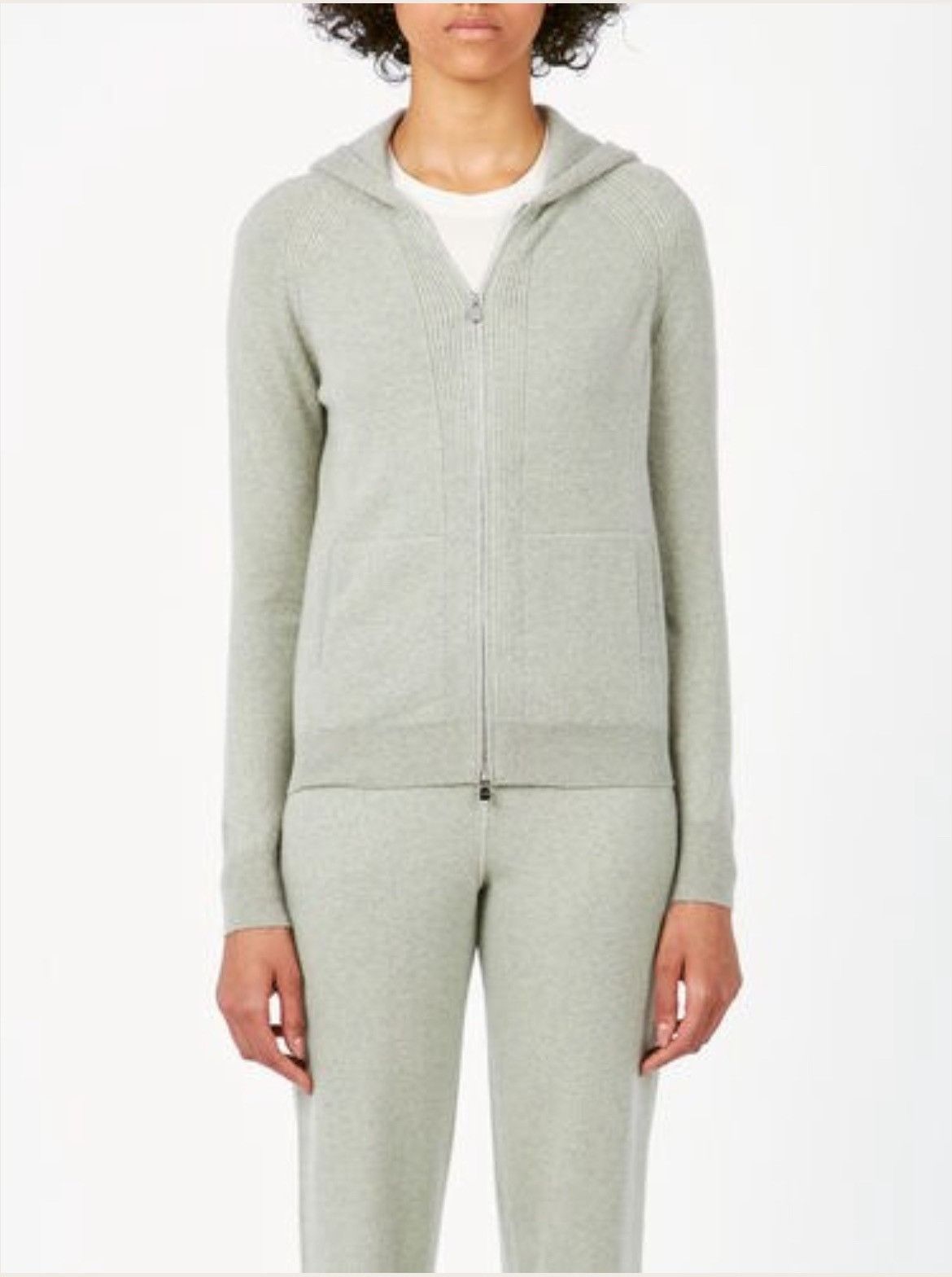 Loro Piana o1srvl11e0525 FAO2002 Merano Hooded Bomber Jacket in Grey Size S / US 4 / IT 40 - 1 Thumbnail