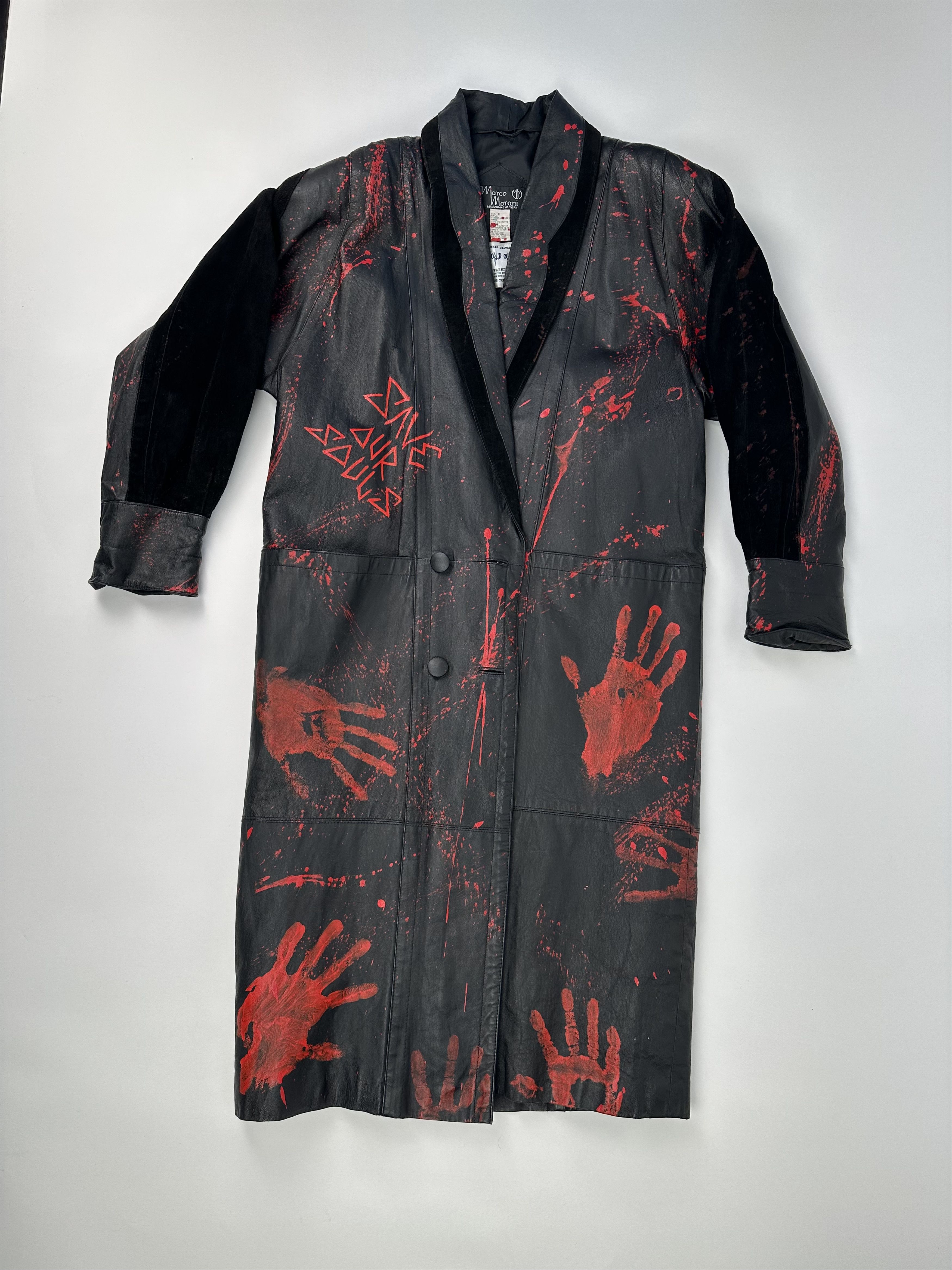 Marc Jacobs 008 Save our Souls Trench Coat Jacket Genuine Leather Size US M / EU 48-50 / 2 - 6 Thumbnail