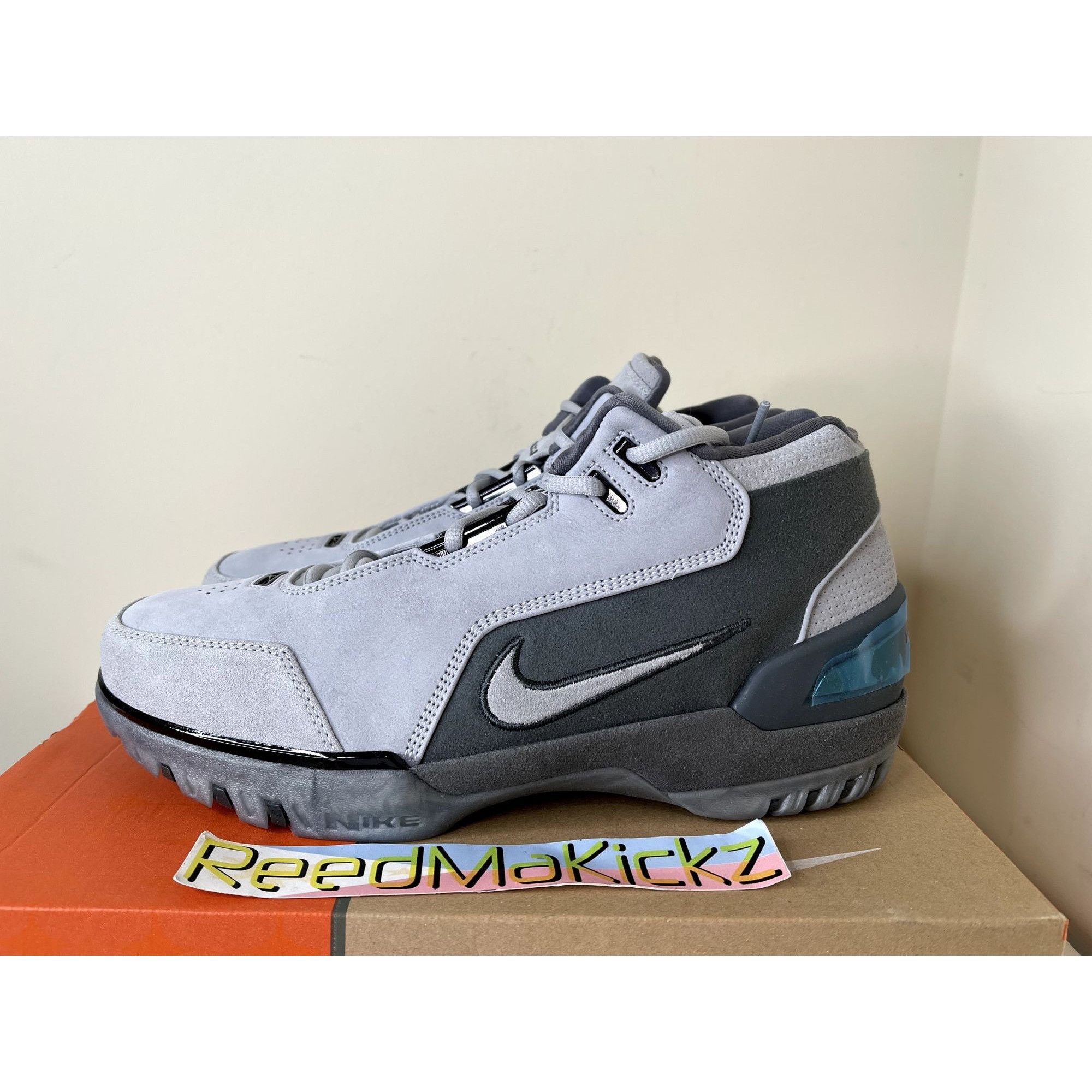 image of Nike Lebron Air Zoom Generation Dark Gray Mens 10.5Us Shoes in Grey