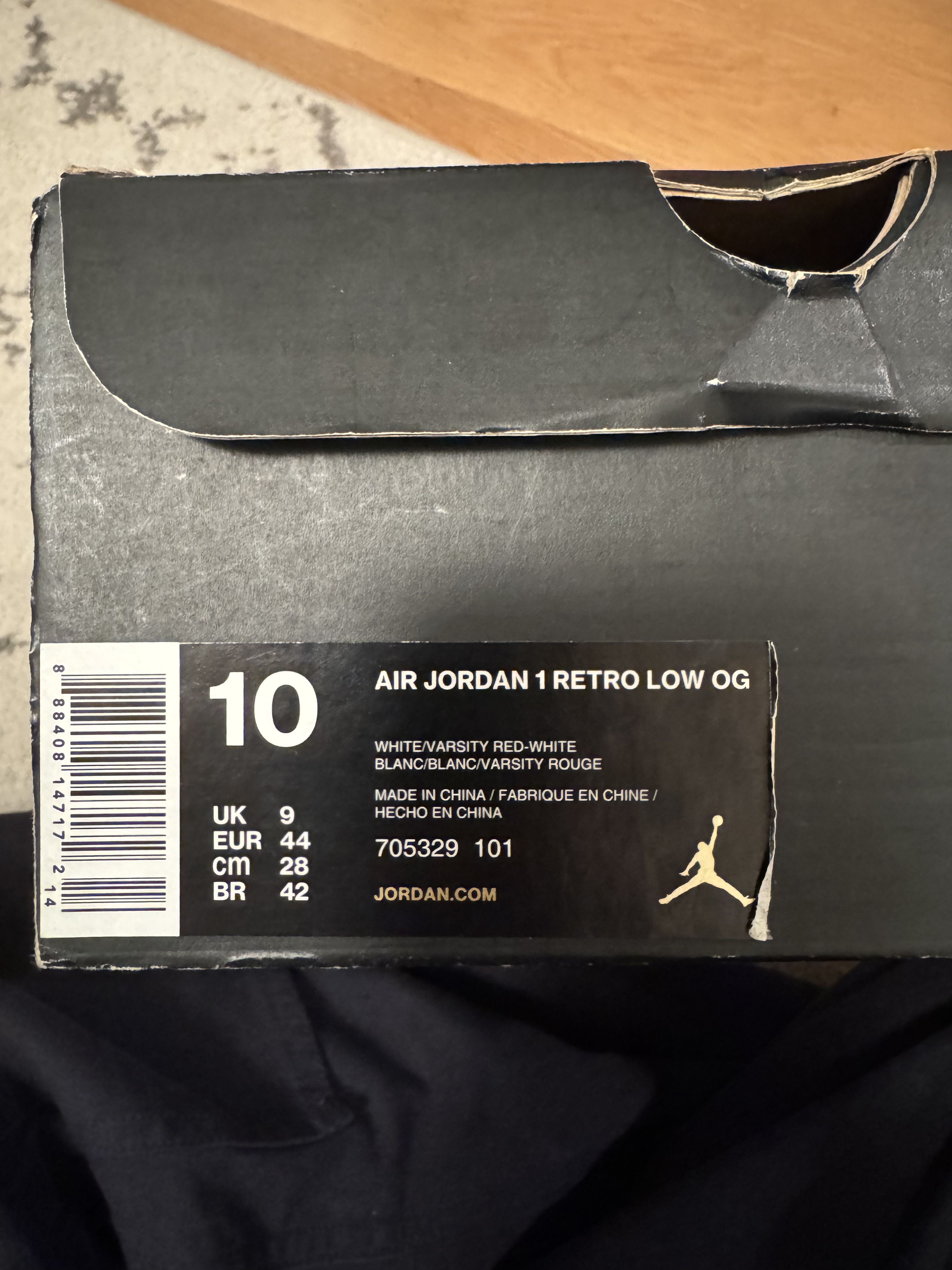 Jordan Brand AIR JORDAN 1 RETRO LOW OG Size US 10 / EU 43 - 3 Thumbnail