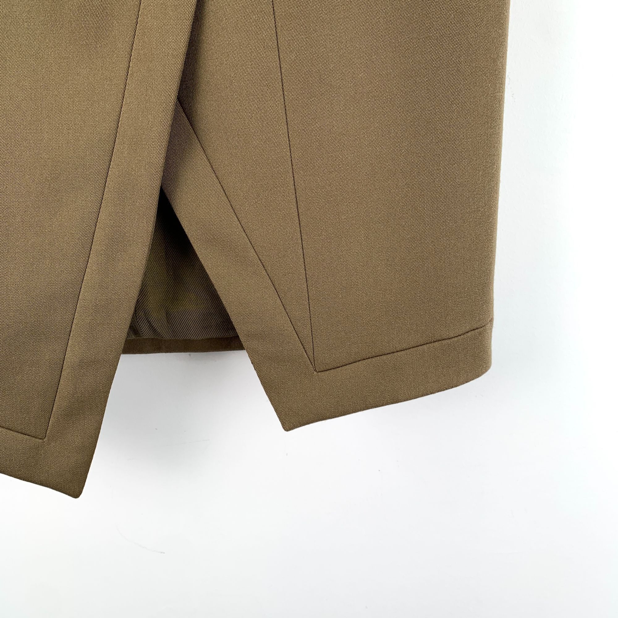Balmain Balmain Paris Dark Brown Wool Blend Buttoned Irregular Skirt Size 26" / US 2 / IT 38 - 6 Thumbnail
