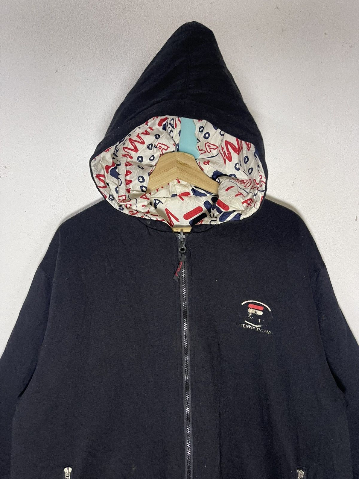 Fila Vintage FILA Reversible Hoodies Jacket Size US XL / EU 56 / 4 - 11 Thumbnail