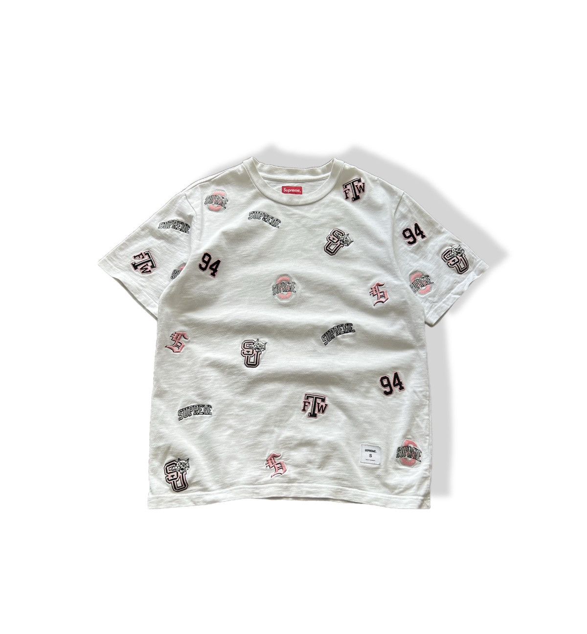 Supreme University Hype S Size White