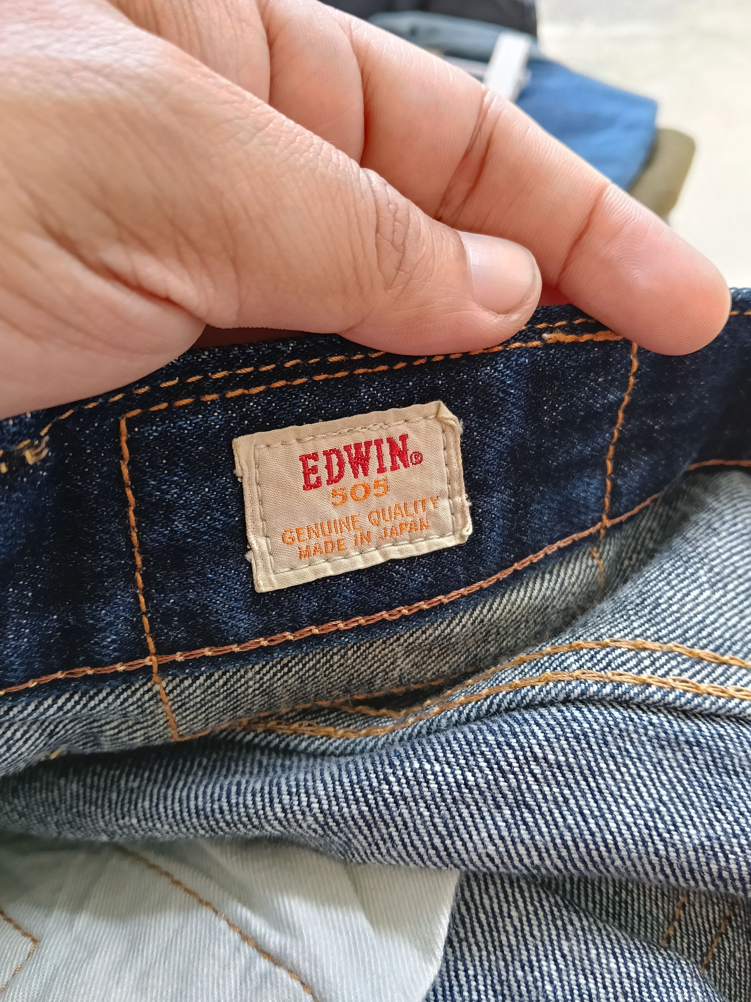 Edwin 💥 Edwin 505 Japanese Selvedge Denim💥 Size US 32 / EU 48 - 12 Thumbnail