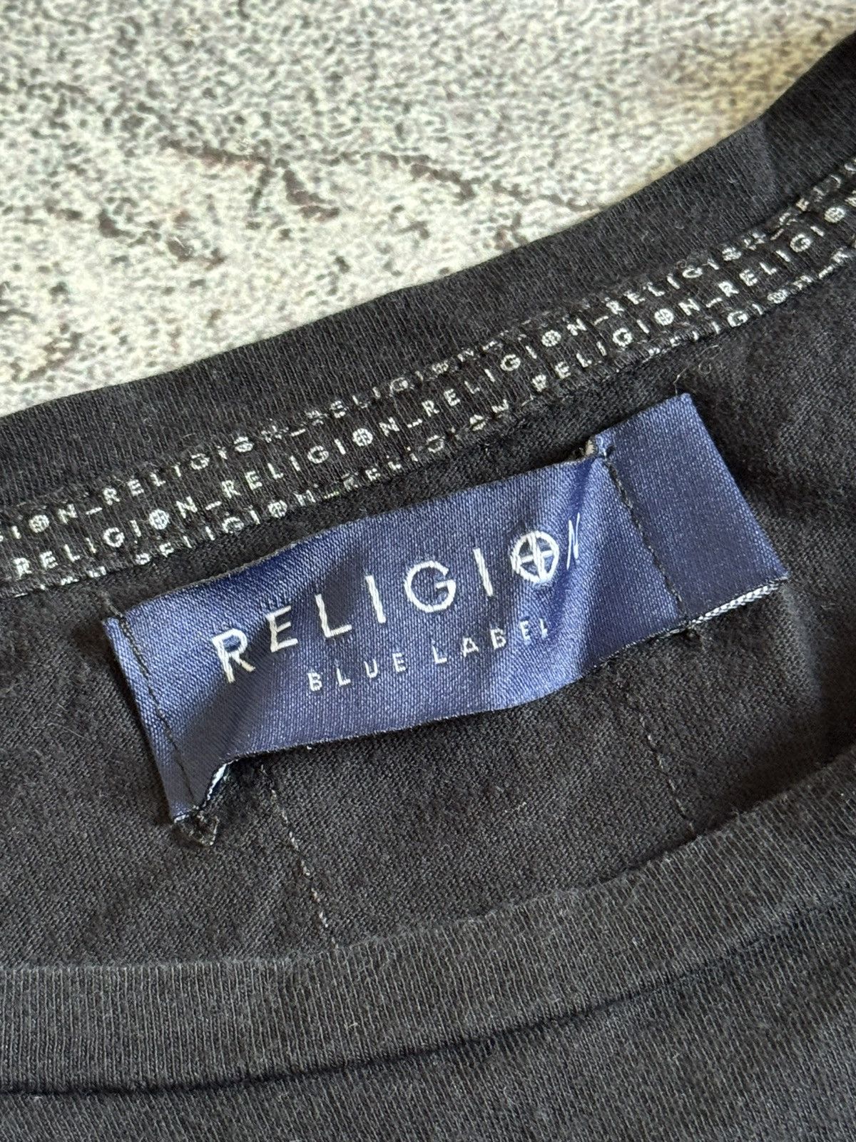 Vintage Religion M big logo Punk Emo 🖤 tee T-shirt tank Size US M / EU 48-50 / 2 - 4 Thumbnail