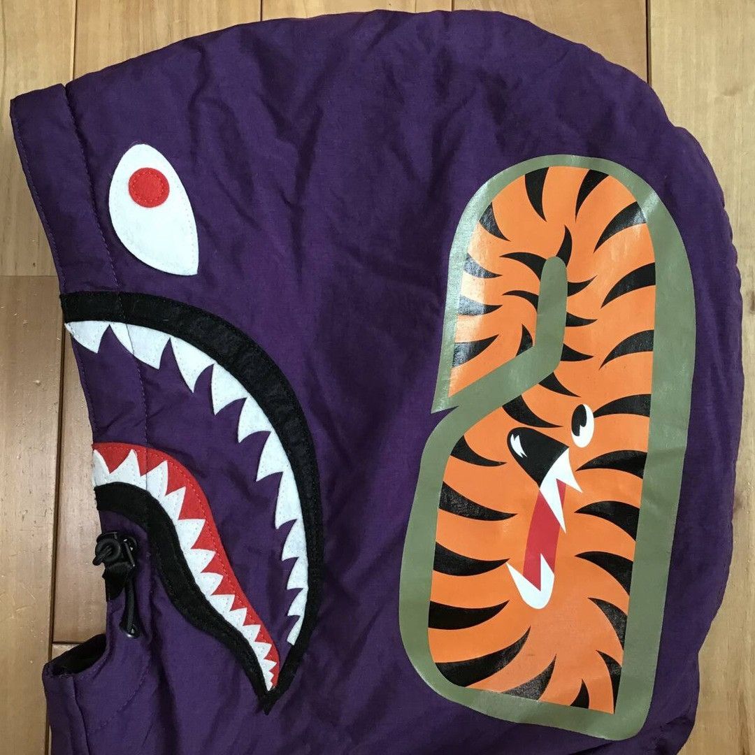 Bape BAPE Shark hoodie batting jacket a bathing ape purple yellow Size US M / EU 48-50 / 2 - 5 Thumbnail