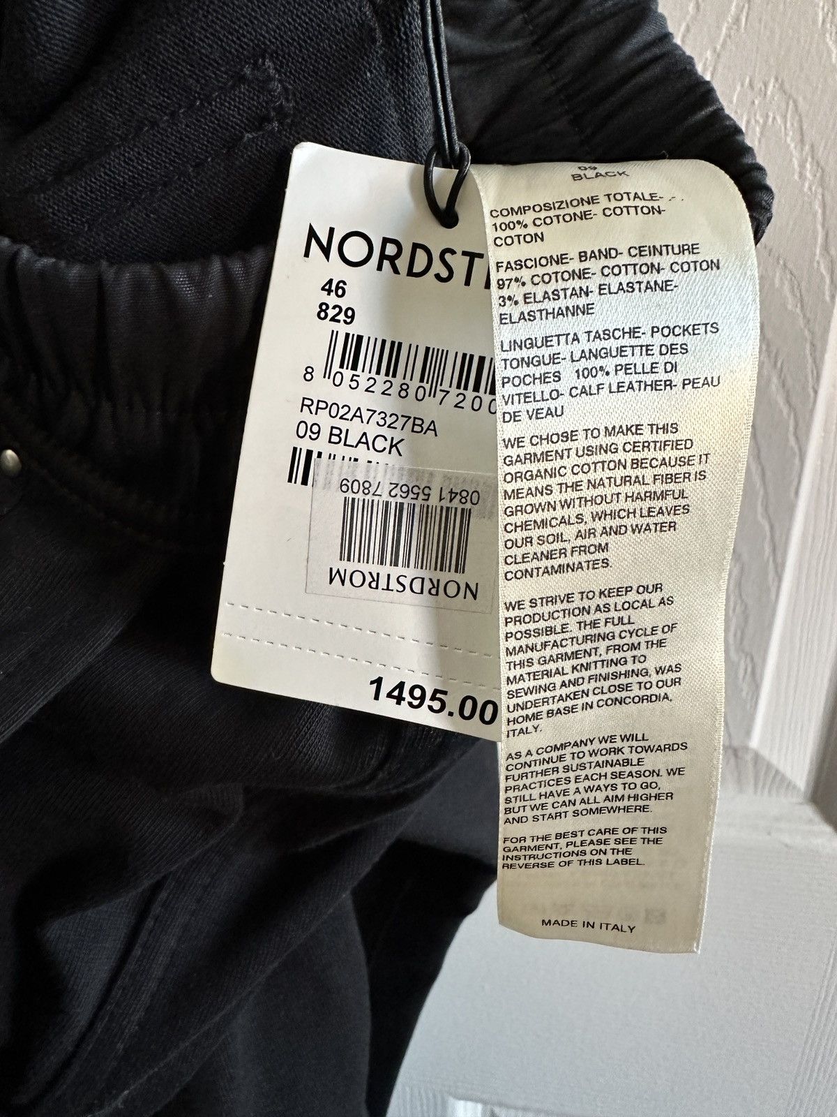 Rick Owens NEW F/W21 GETHSEMANE Black Bauhaus Zip Detail Cargo Pants Size 32" / US 10 / IT 46 - 13 Thumbnail