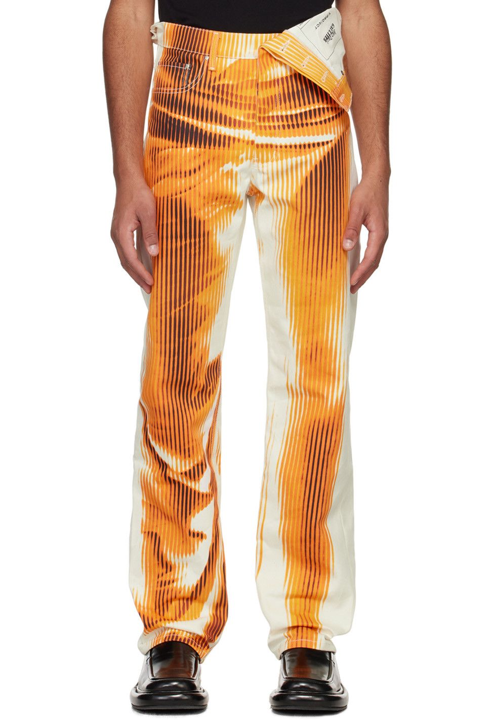 Jean Paul Gaultier × Y/Project Body morph trompe l'oeil denim jeans Size US 28 / EU 44 - 7 Thumbnail