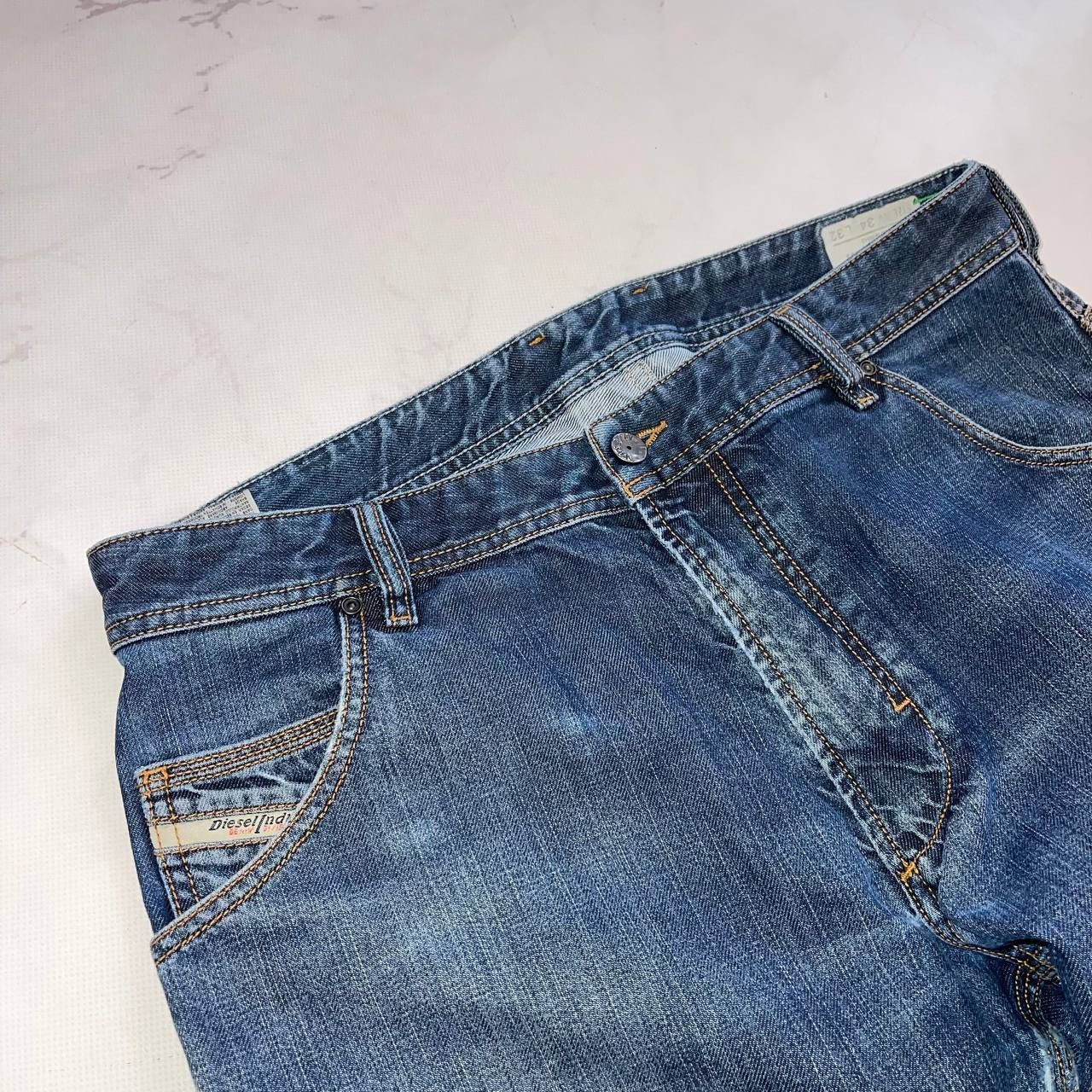 Diesel Diesel Vintage Jeans Mens w32 Blue Denim Pants Straight Y2K Size US 34 / EU 50 - 3 Thumbnail