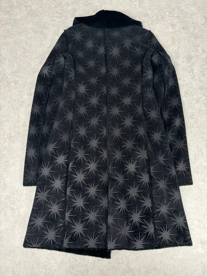 Emporio Armani AW2004 Emporio Armani Black Stars Contemporary Reversible Long Coat Size M / US 6-8 / IT 42-44 - 7 Thumbnail