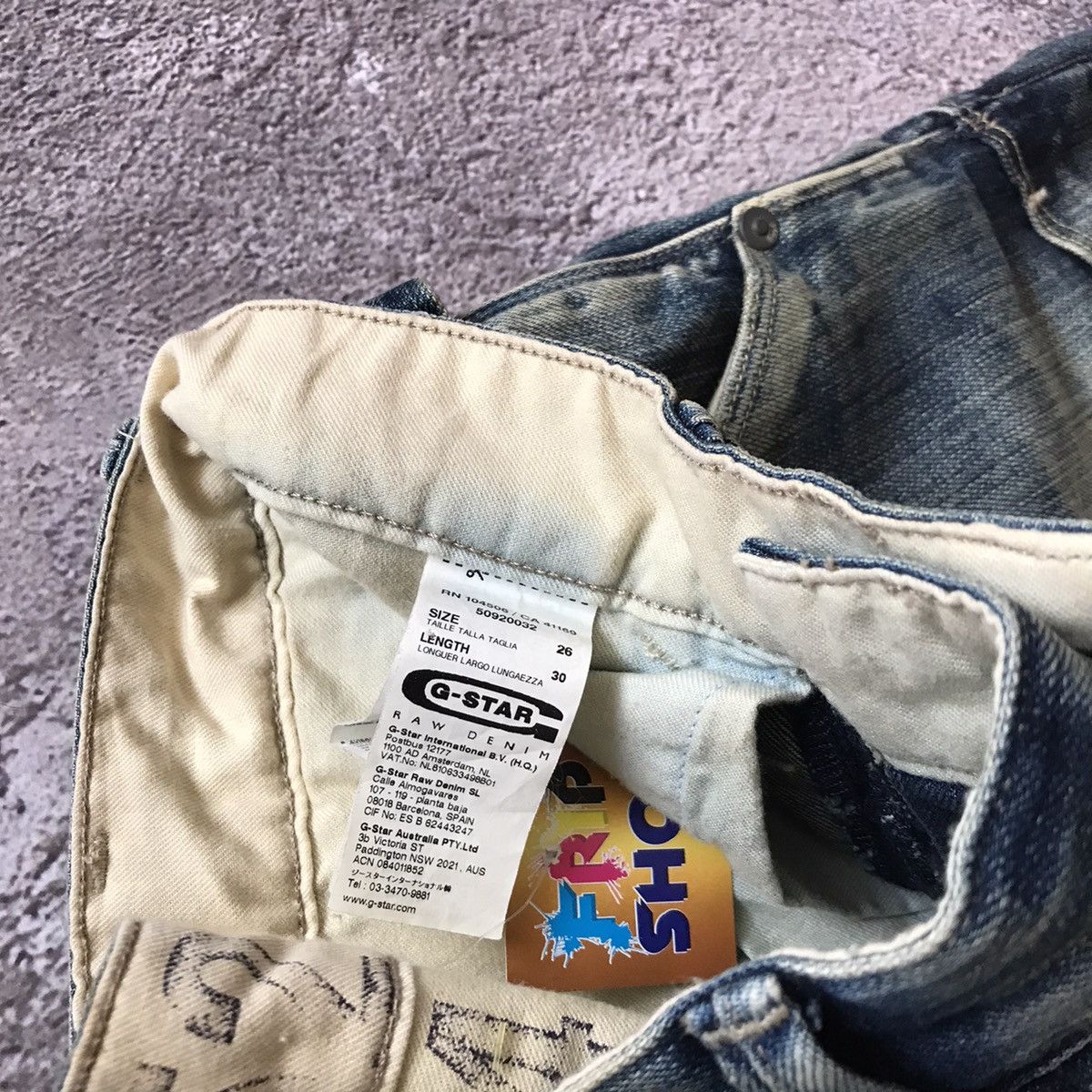 Vintage Vintage Y2K Faded Distressed Baggy Shorts Streetwear Logo 26 Size US 26 / EU 42 - 7 Thumbnail