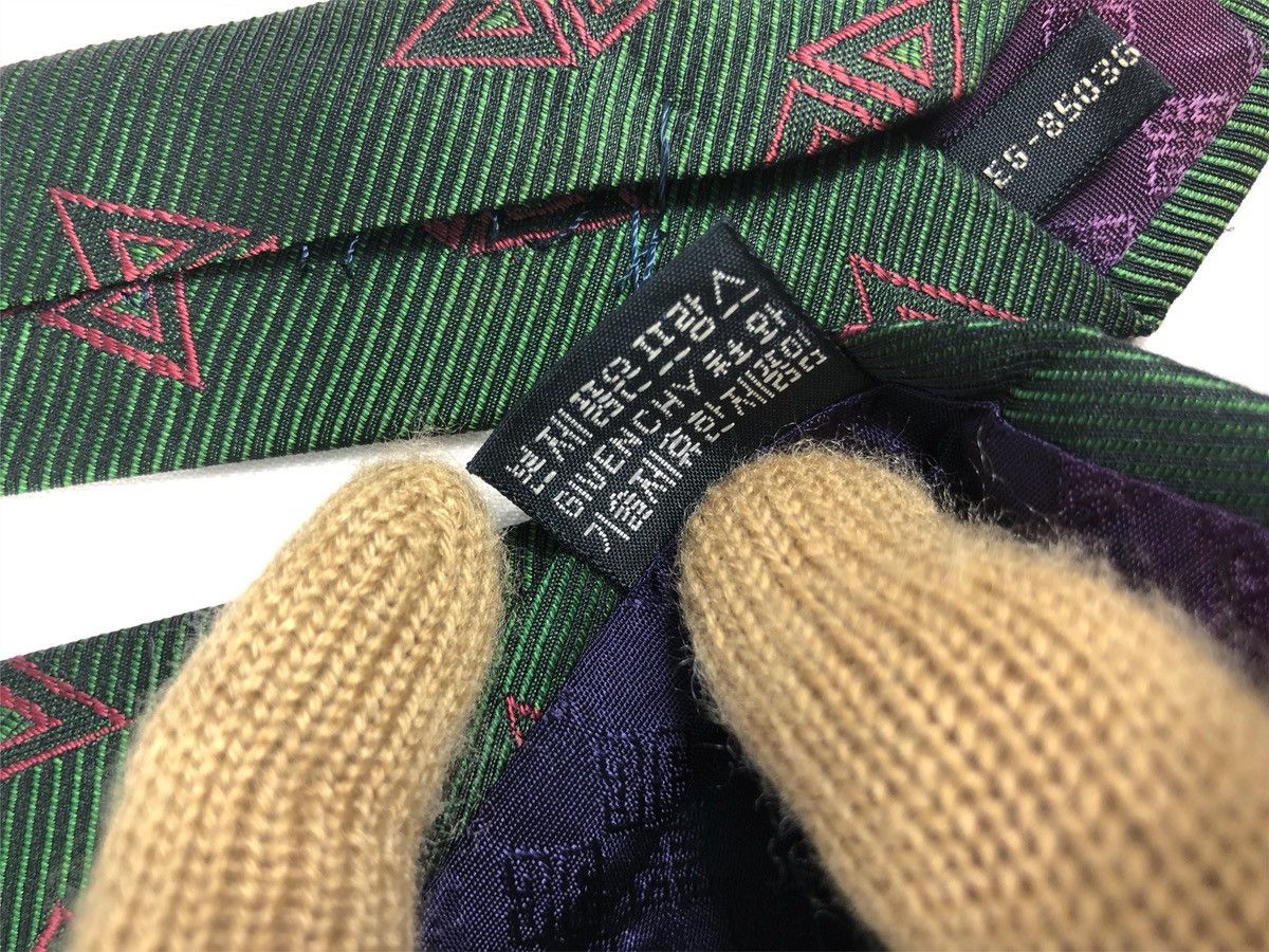 Givenchy Rare Vintage Givenchy Silk Tie Made in France Size ONE SIZE - 9 Thumbnail