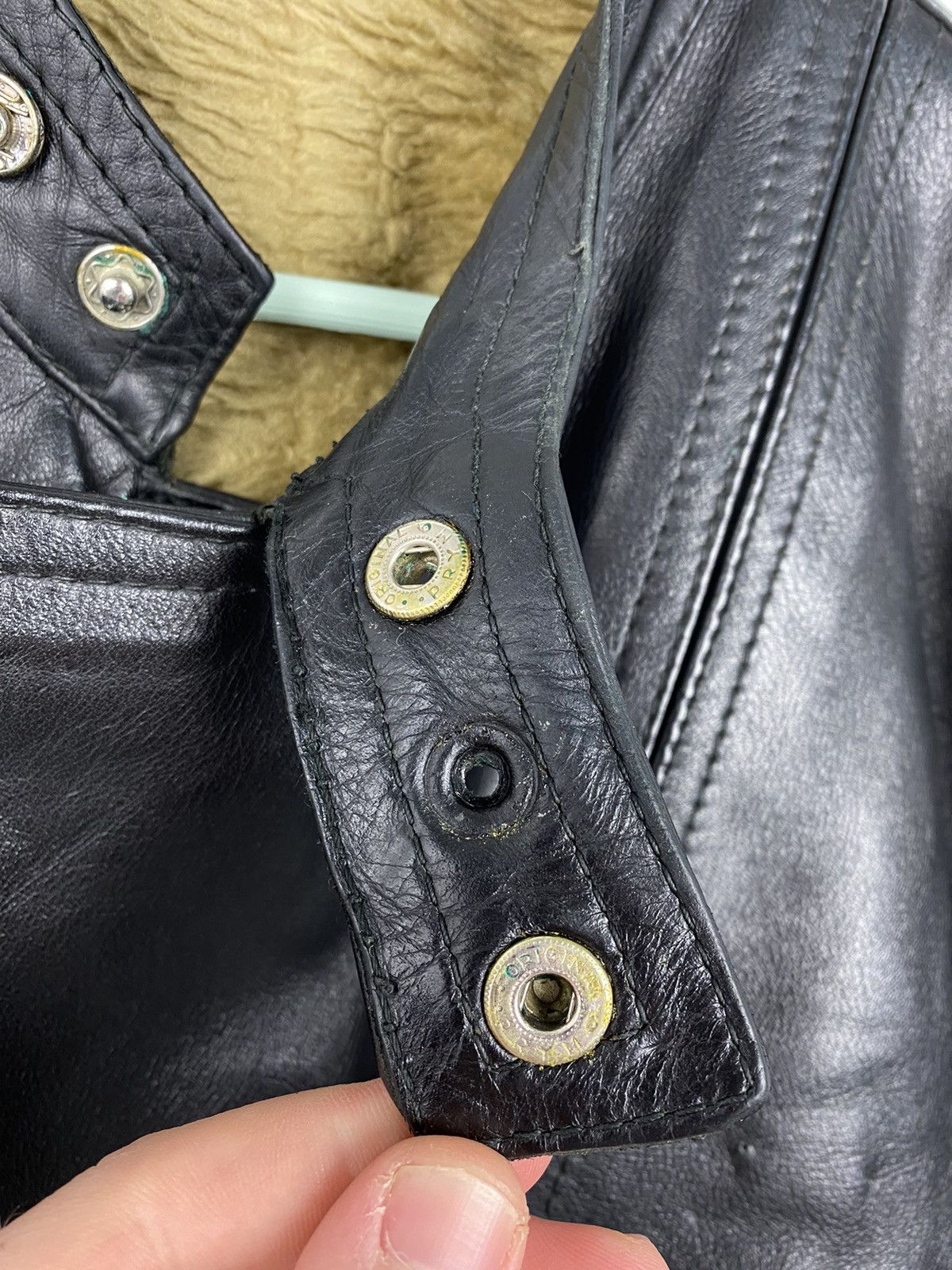 Vintage Vintage Harro Western Black Leather Jacket Motorcycle Y2K Size US L / EU 52-54 / 3 - 9 Thumbnail