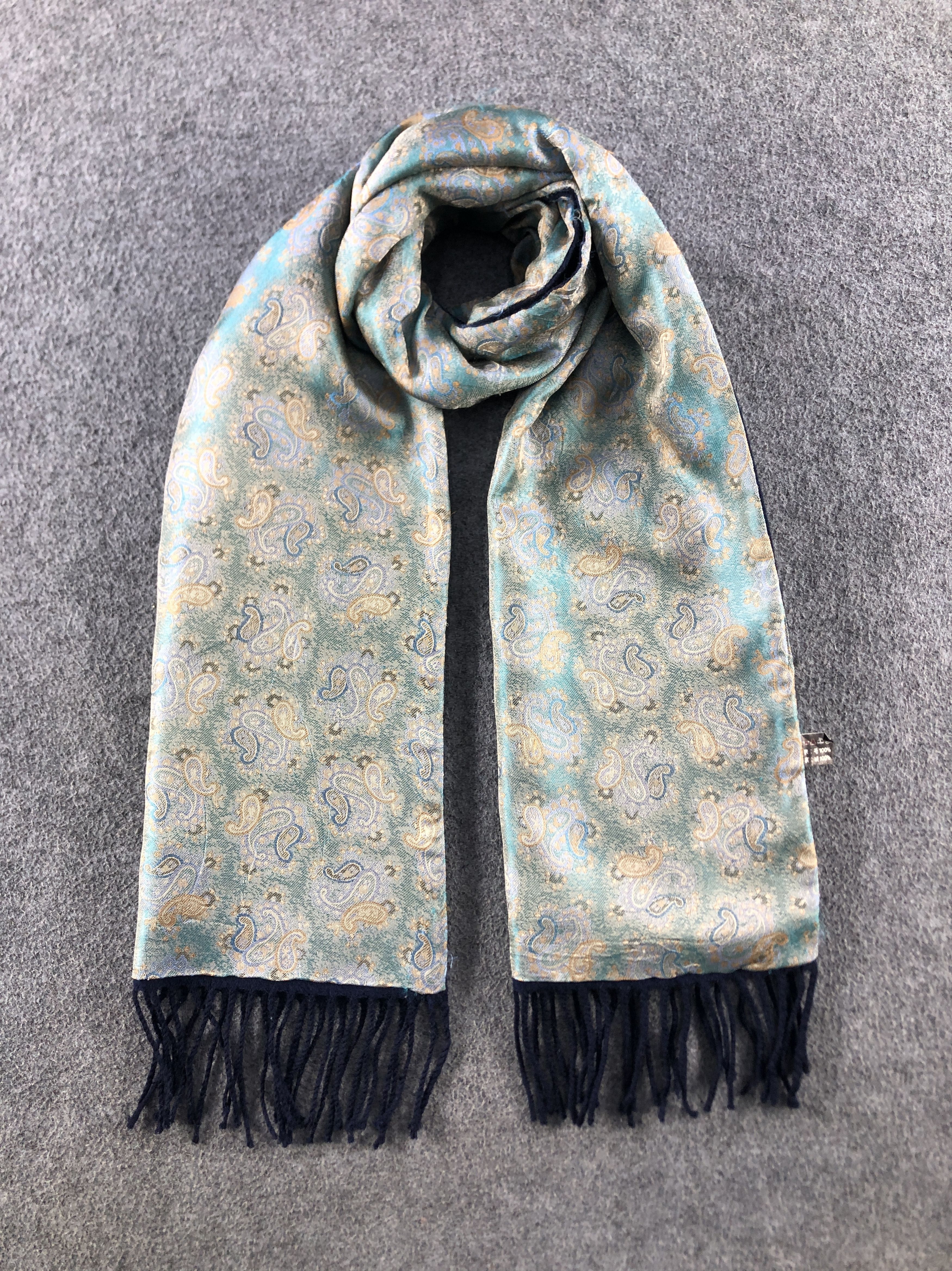 Pierre Balmain Pierre Balmain Silk Wool Scarf / Muffler / Neckwear P923 Size ONE SIZE - 1 Thumbnail
