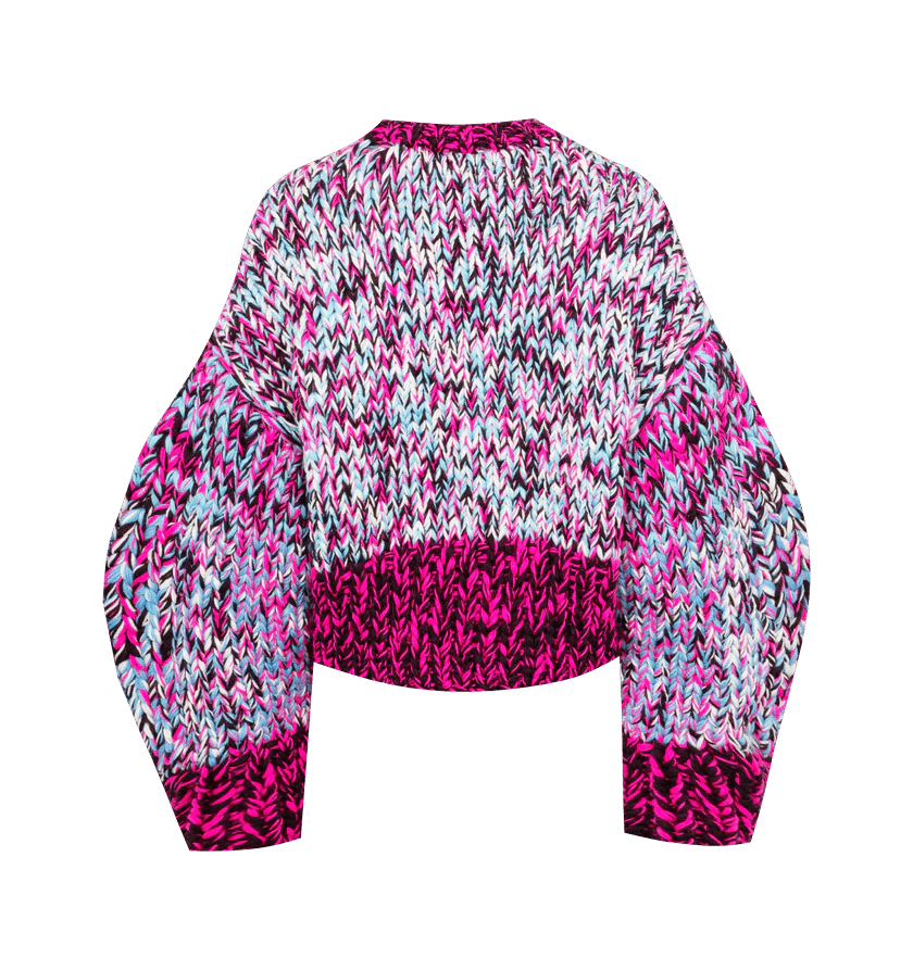 Loewe o1h1sh10624 Sweater in Pink Multi Size S / US 4 / IT 40 - 2 Thumbnail