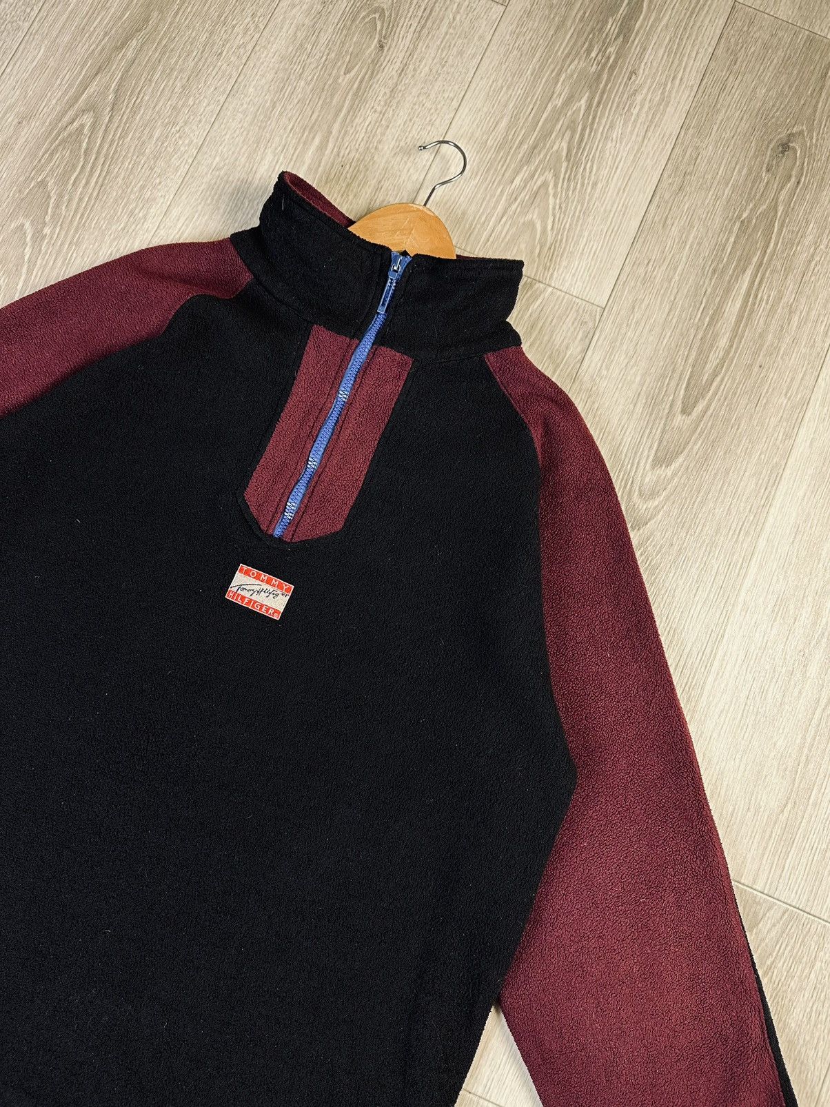Tommy Hilfiger × Vintage Tommy Hilfiger vintage fleece pullover sweatshirt Size US XXL / EU 58 / 5 - 4 Thumbnail