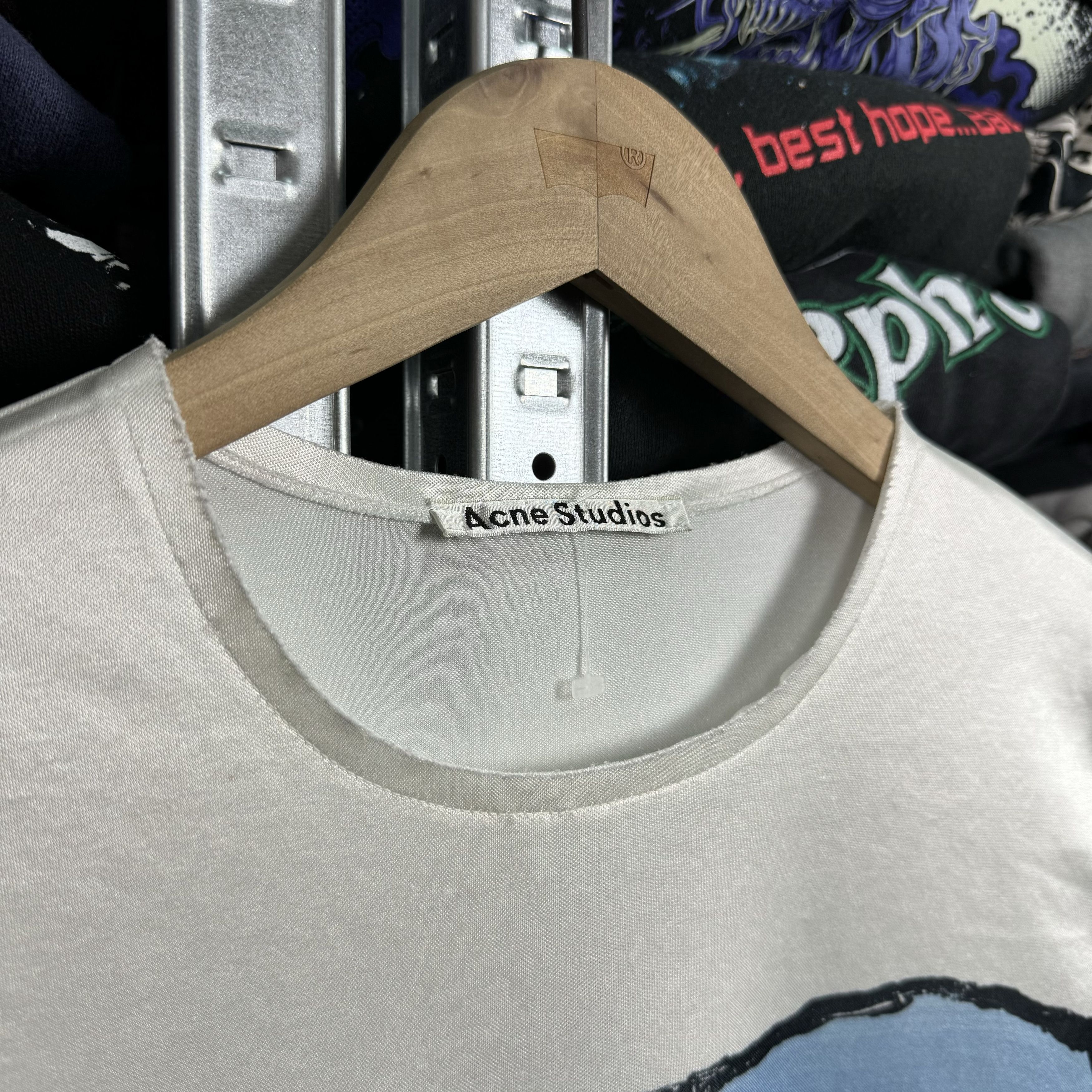 Acne Studios ACNE STUDIOS GRANT LEVY SATIN TEDDY BEAR CERAMIC T-SHIRT TEE Size XS / US 0-2 / IT 36-38 - 3 Thumbnail