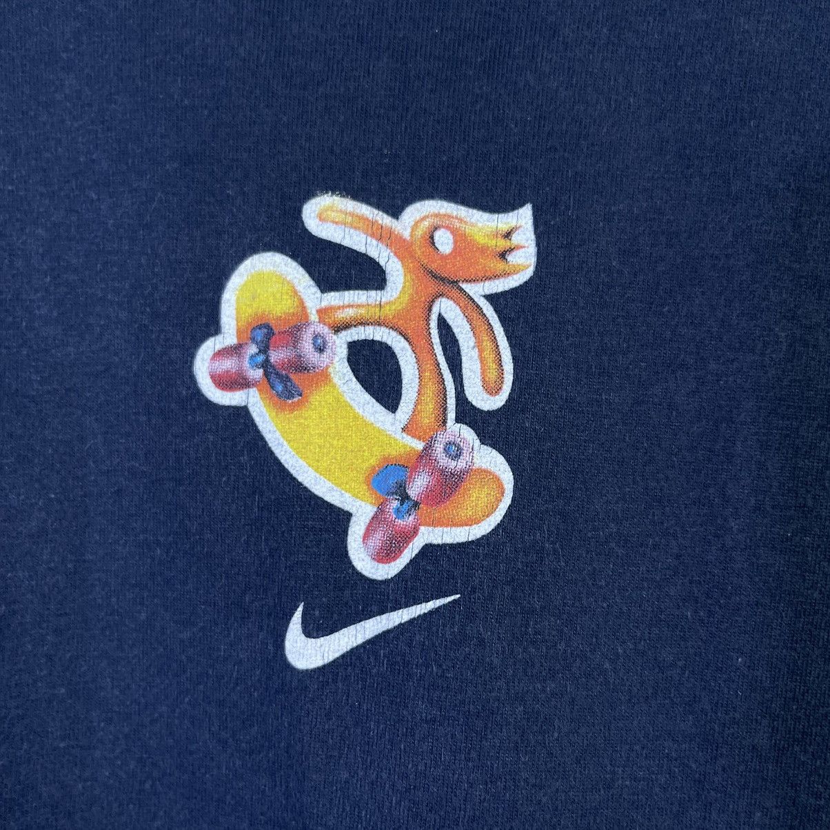Nike Mega Rare! Vintage 00s Nike Skate Janoski Promo Tshirt Size US XXL / EU 58 / 5 - 4 Thumbnail