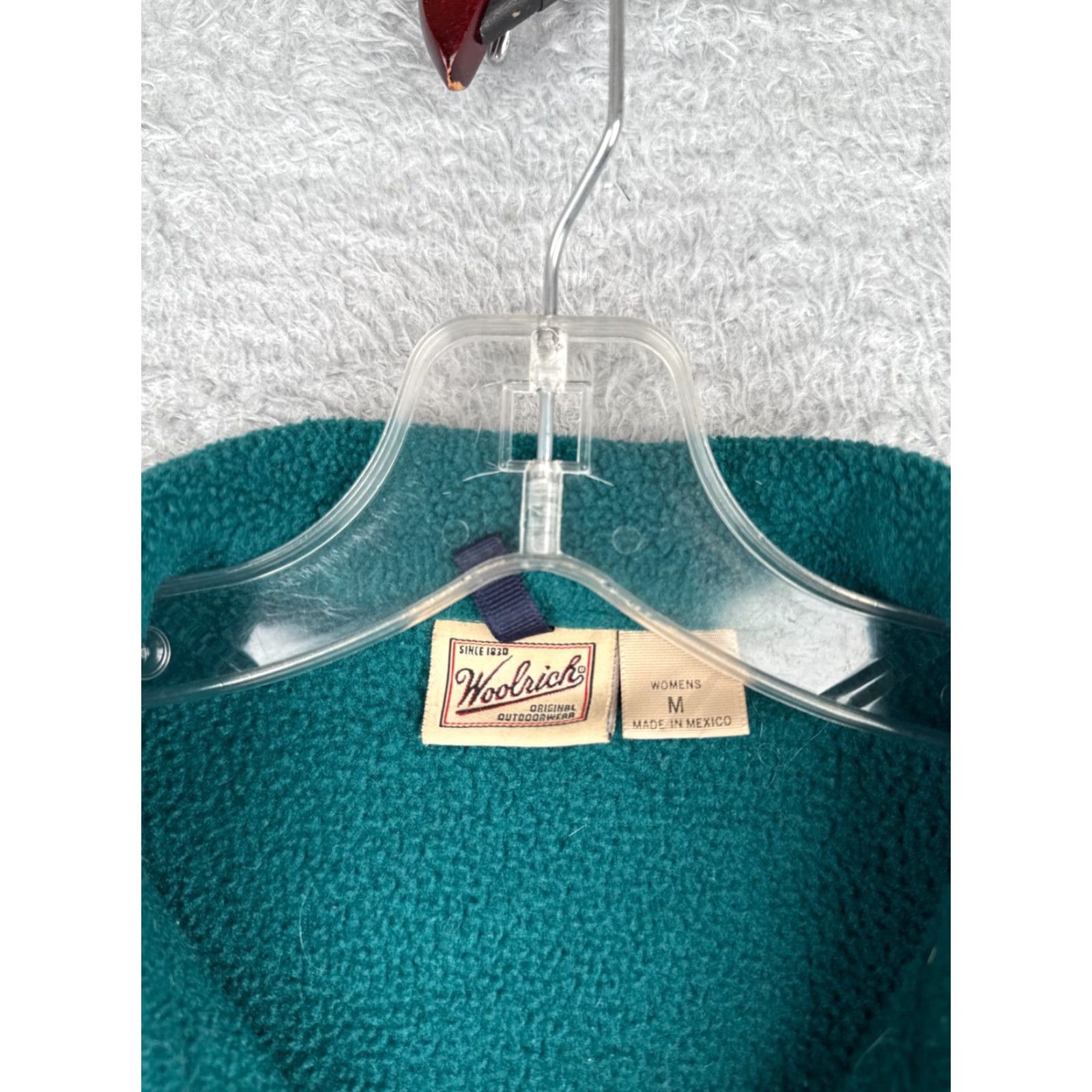 Vintage VINTAGE Woolrich Vest Women Medium Teal Full Zip Long Sleeve Polyester Fleece Size M / US 6-8 / IT 42-44 - 6 Thumbnail