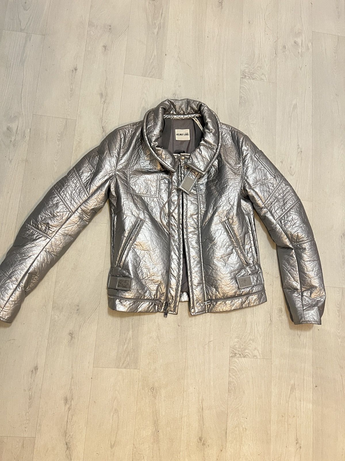 Image of Helmut Lang Astro Jacket in Silver, Men's (Size XS)