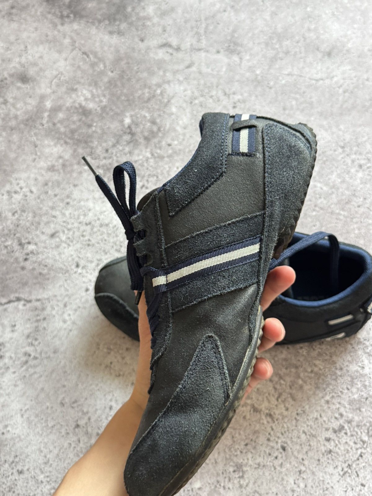 Diesel 🔥VINTAGE DIESEL Y2K HYPE LOW TOP SNEAKERS SUEDE Size US 8 / EU 41 - 11 Thumbnail