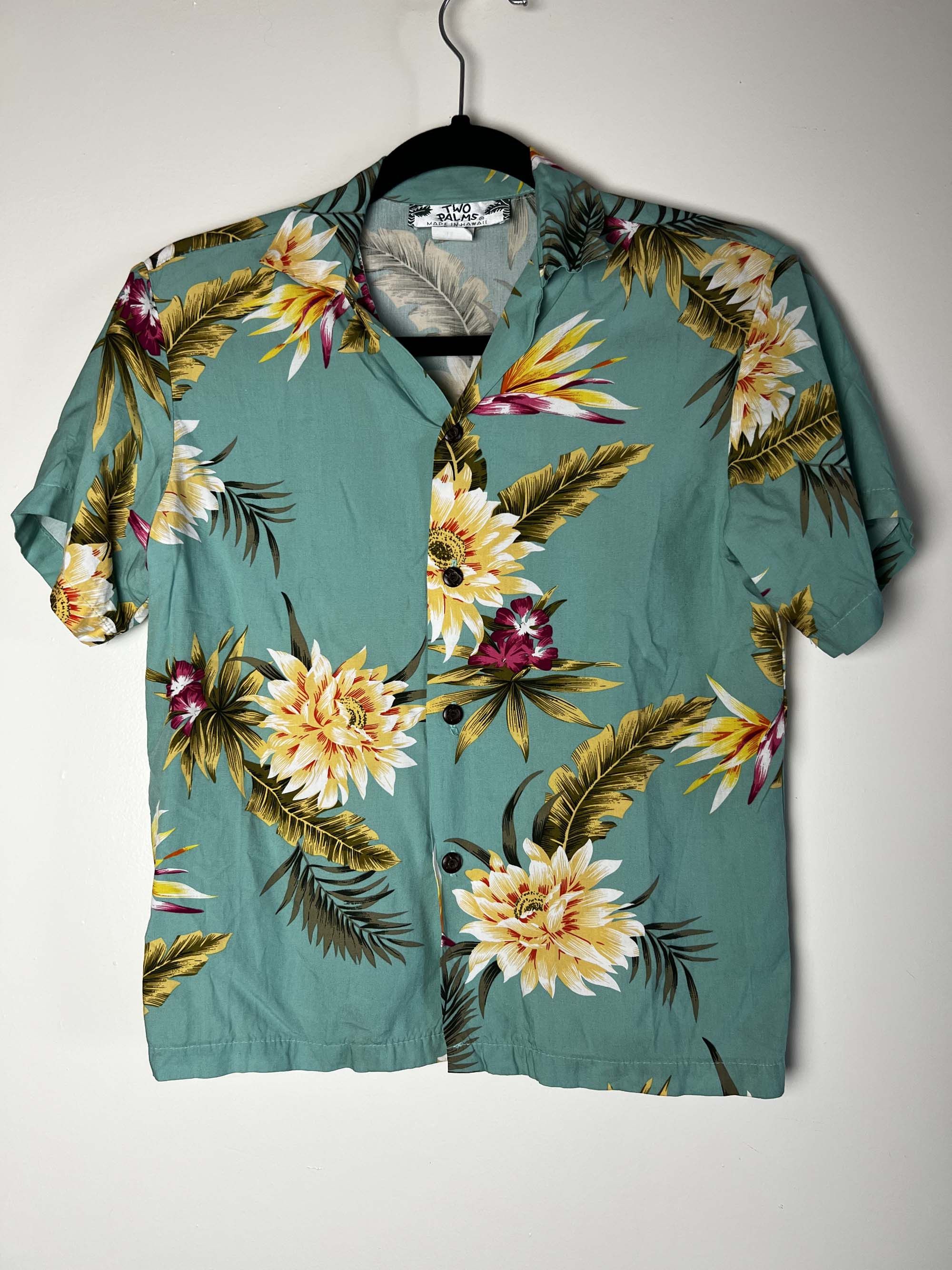 Vintage Vintage 1990's Two Palms Hawaiian Luau Aloha Party Shirt Size XS / US 0-2 / IT 36-38 - 11 Thumbnail