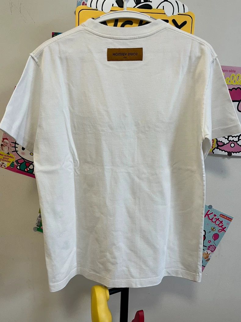 Louis Vuitton Louis Vuitton Crew neck logo embroidered short sleeves Size US M / EU 48-50 / 2 - 2 Thumbnail